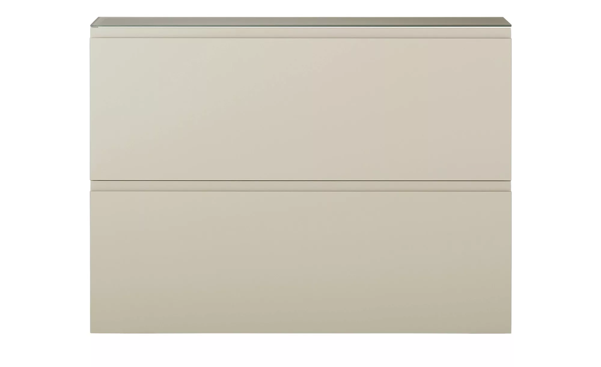 Wohnwert Hängeschuhschrank  Nicolo ¦ beige ¦ Maße (cm): B: 110 H: 81 T: 22. günstig online kaufen