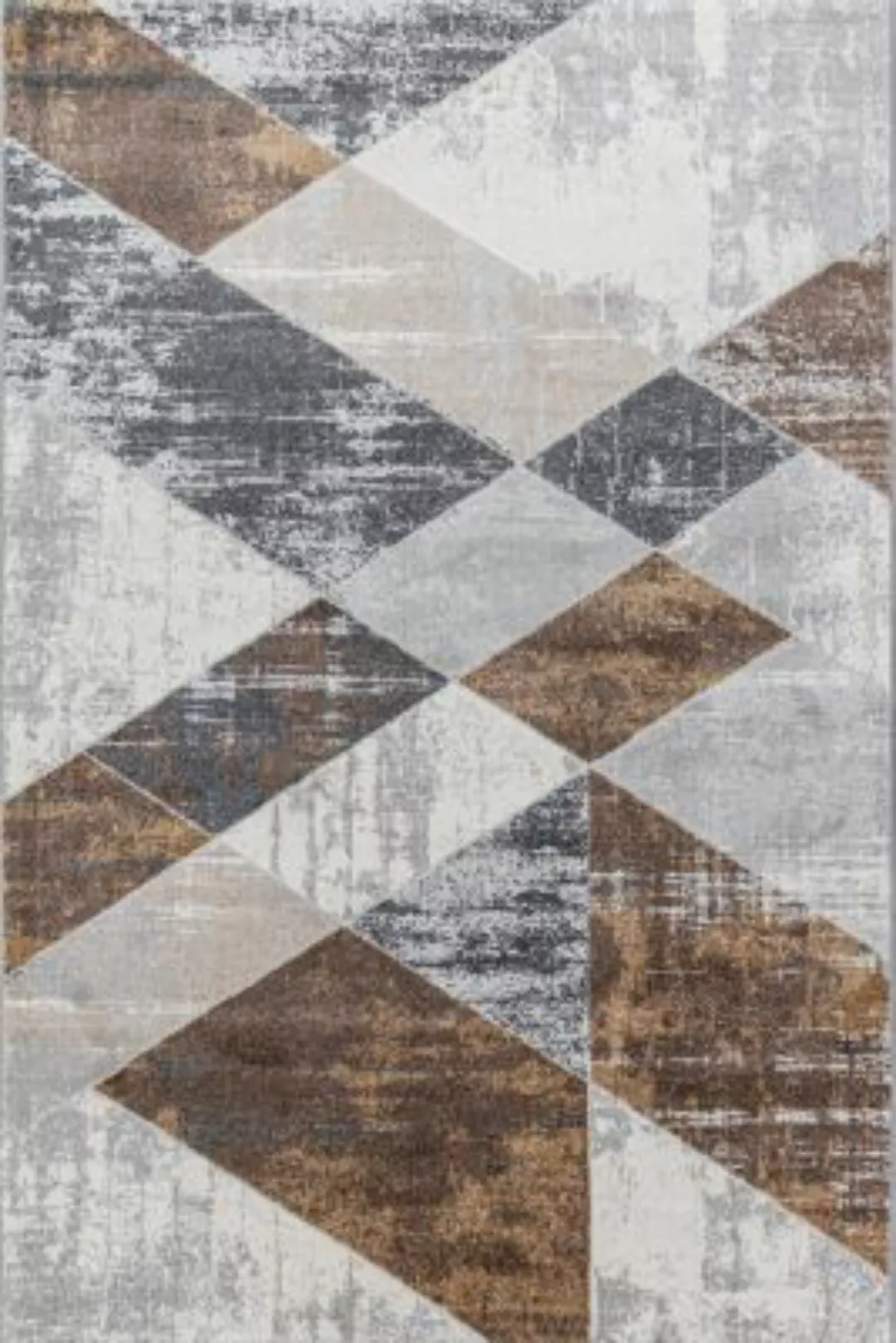 Carpetilla Designteppich Palmas Abstrakt Kurzflor braun Gr. 160 x 230 günstig online kaufen