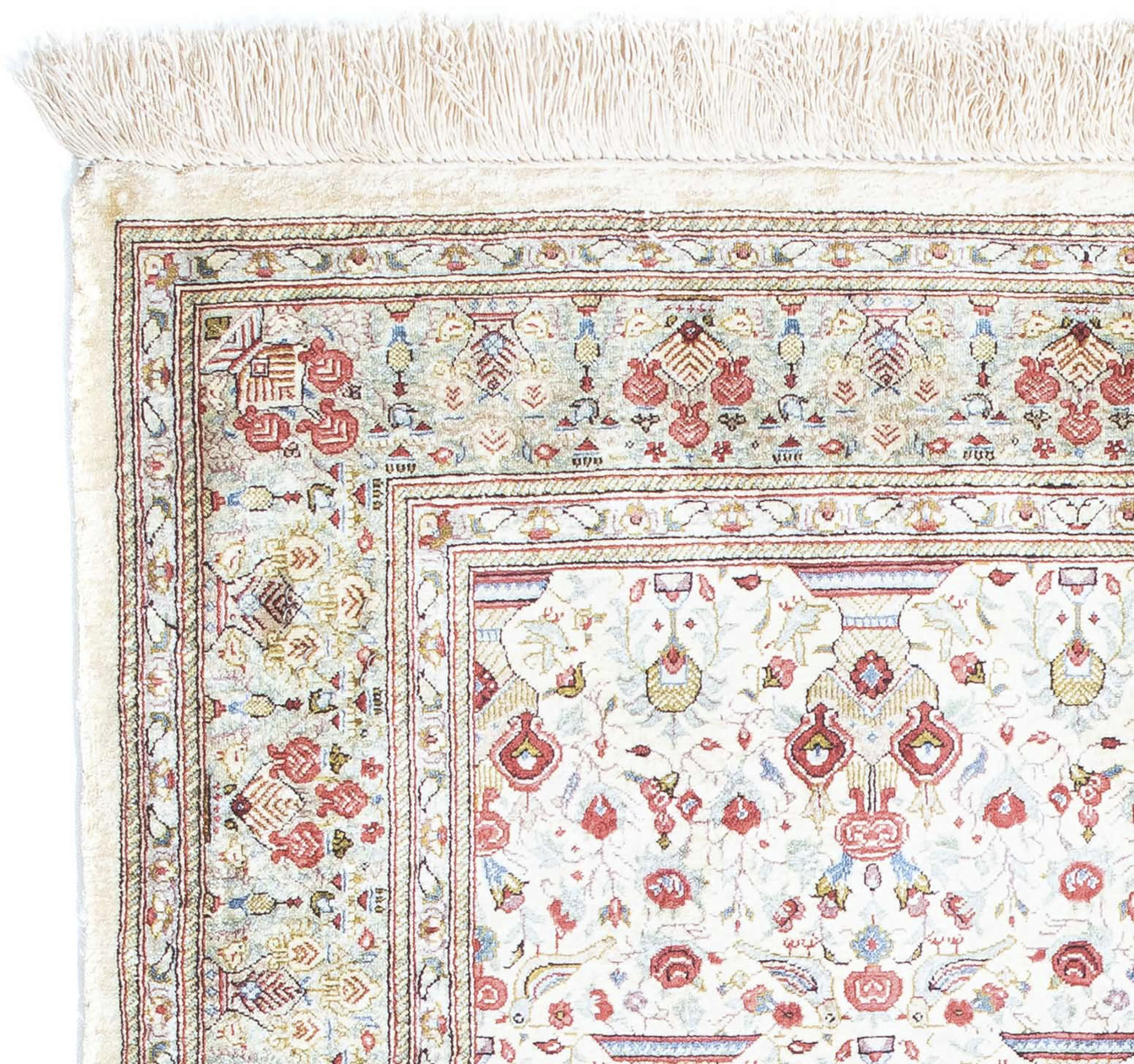 morgenland Orientteppich »Perser - Ghom - 118 x 75 cm - beige«, rechteckig, günstig online kaufen