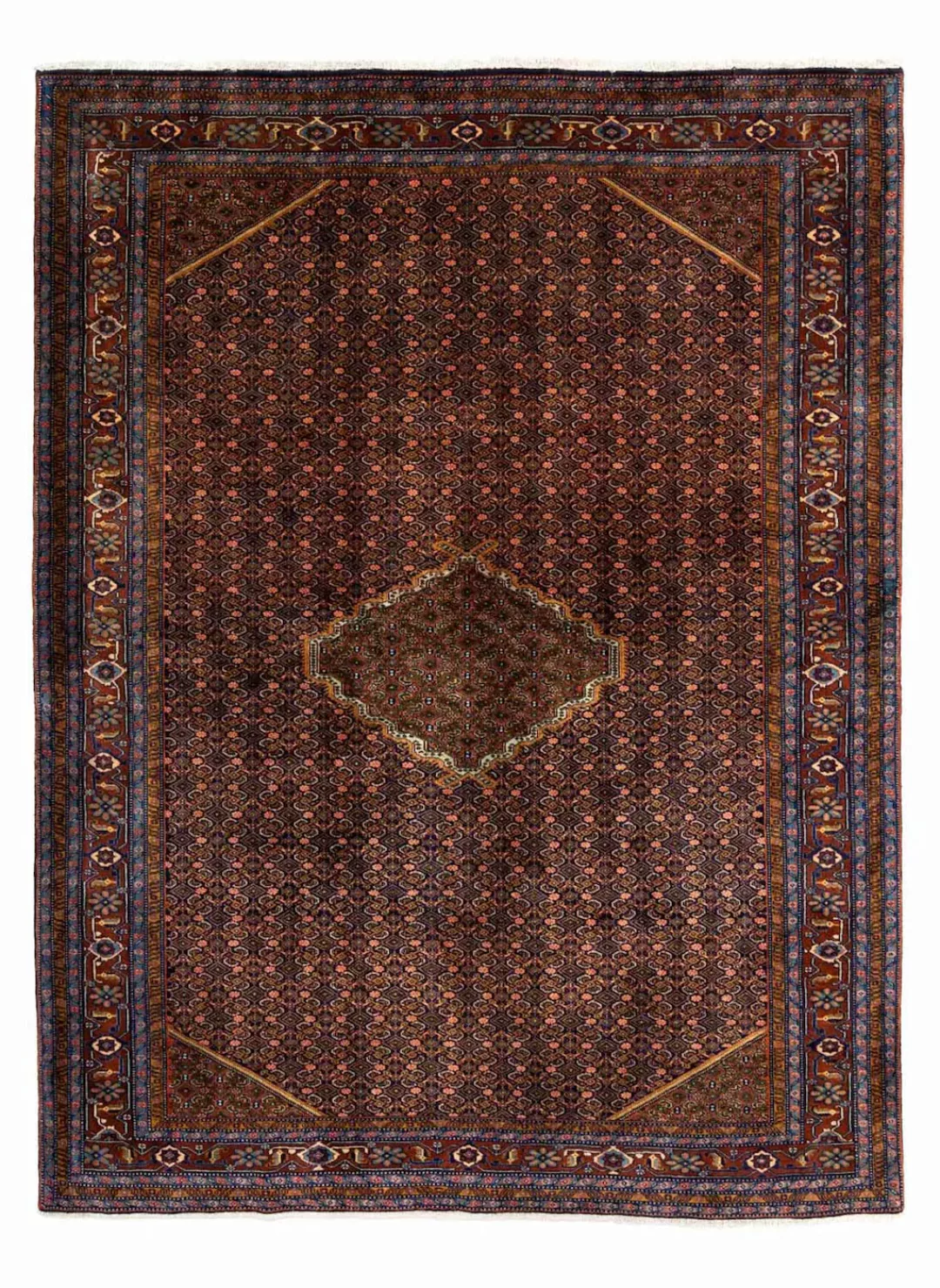 morgenland Wollteppich »Täbriz - 50 Raj Medaillon Beige 92 x 60 cm«, rechte günstig online kaufen