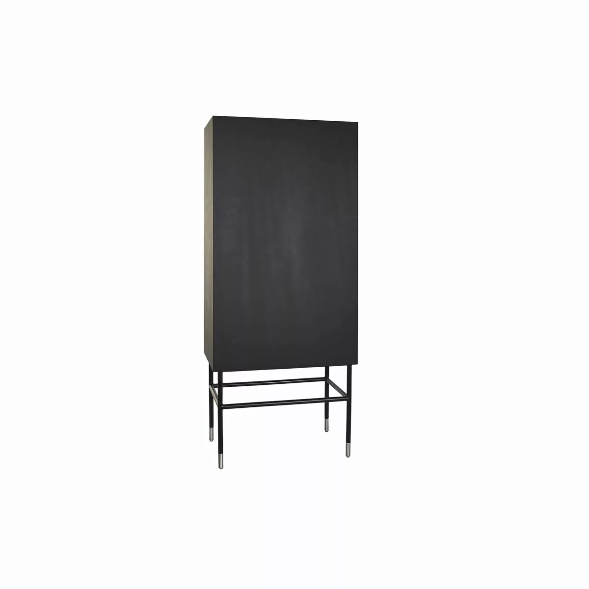 Schrank Dkd Home Decor Schwarz Grau Knochen Harz Holz Mdf (75 X 40 X 181 Cm günstig online kaufen