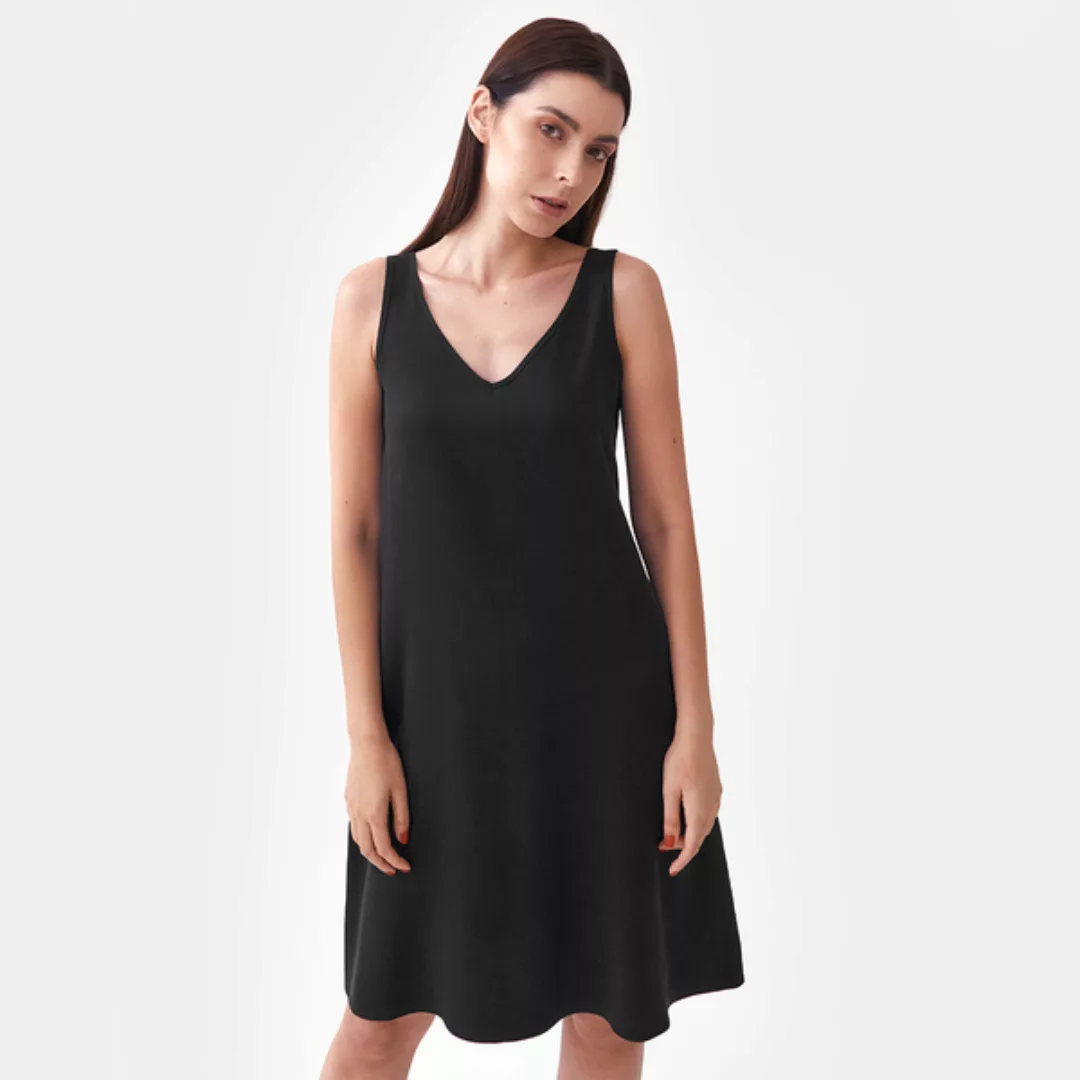 Wendbares Knielanges Tencel Kleid günstig online kaufen
