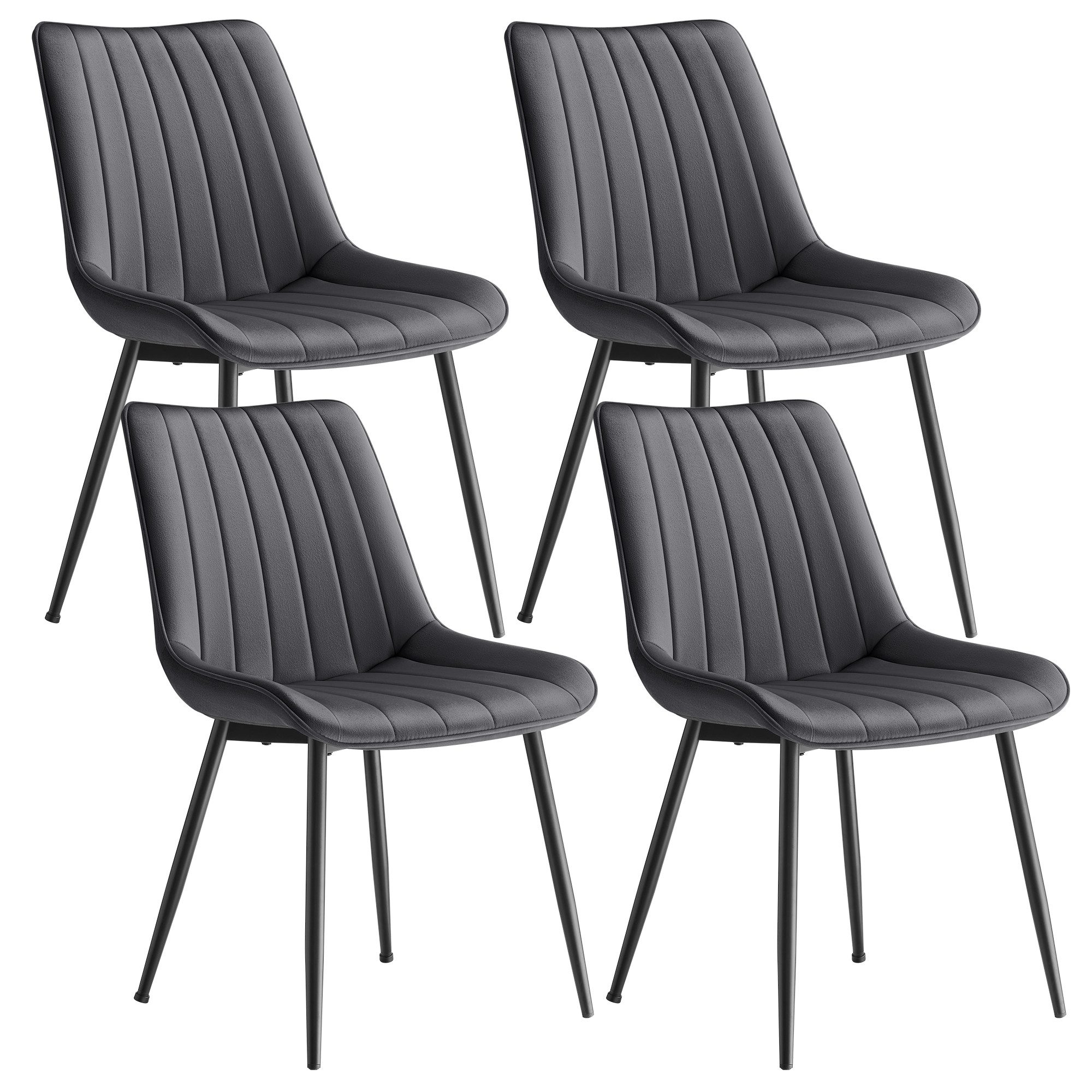SONGMICS Esszimmerstuhl Stuhlset – Polsterstühle, Moderner günstig online kaufen