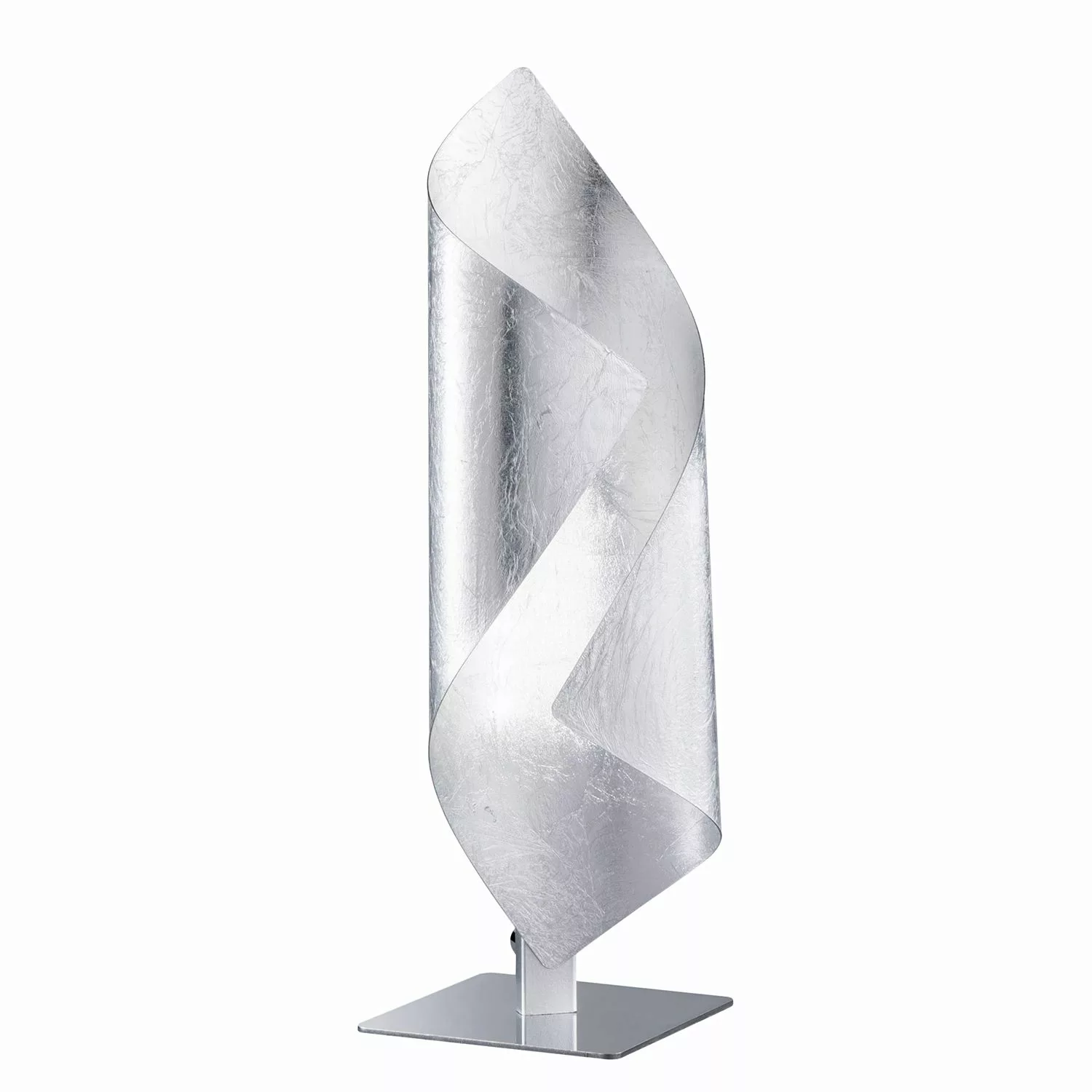 home24 Wofi LED-Tischleuchte Safira Silber Eisen 1-flammig 3W 10x33x10 cm ( günstig online kaufen