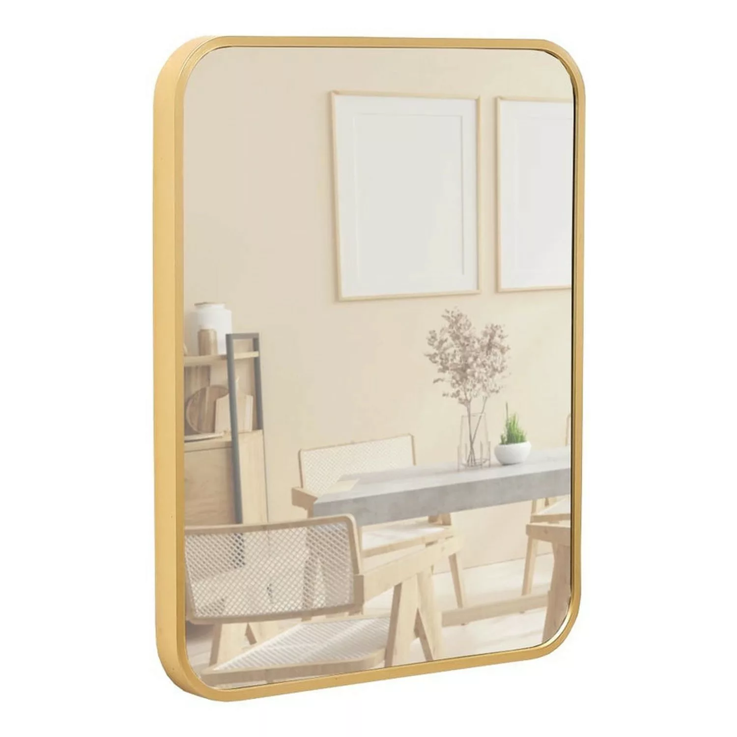 Terra Home Wandspiegel 40x50 Gold Metallrahmen günstig online kaufen