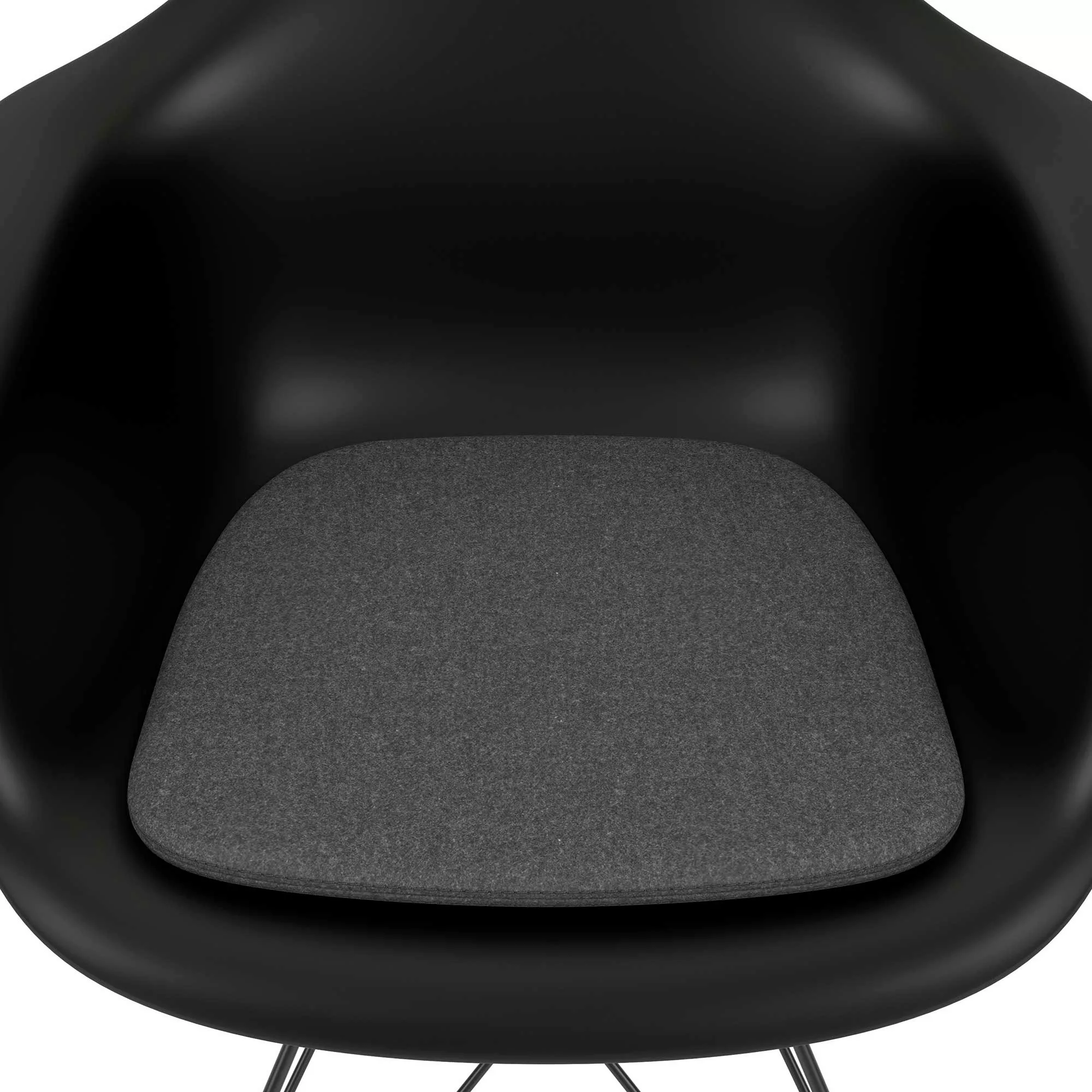 Vitra - Soft Seats Sitzkissen Typ A - klassisches grau/Stoff Cosy 2 10/LxBx günstig online kaufen