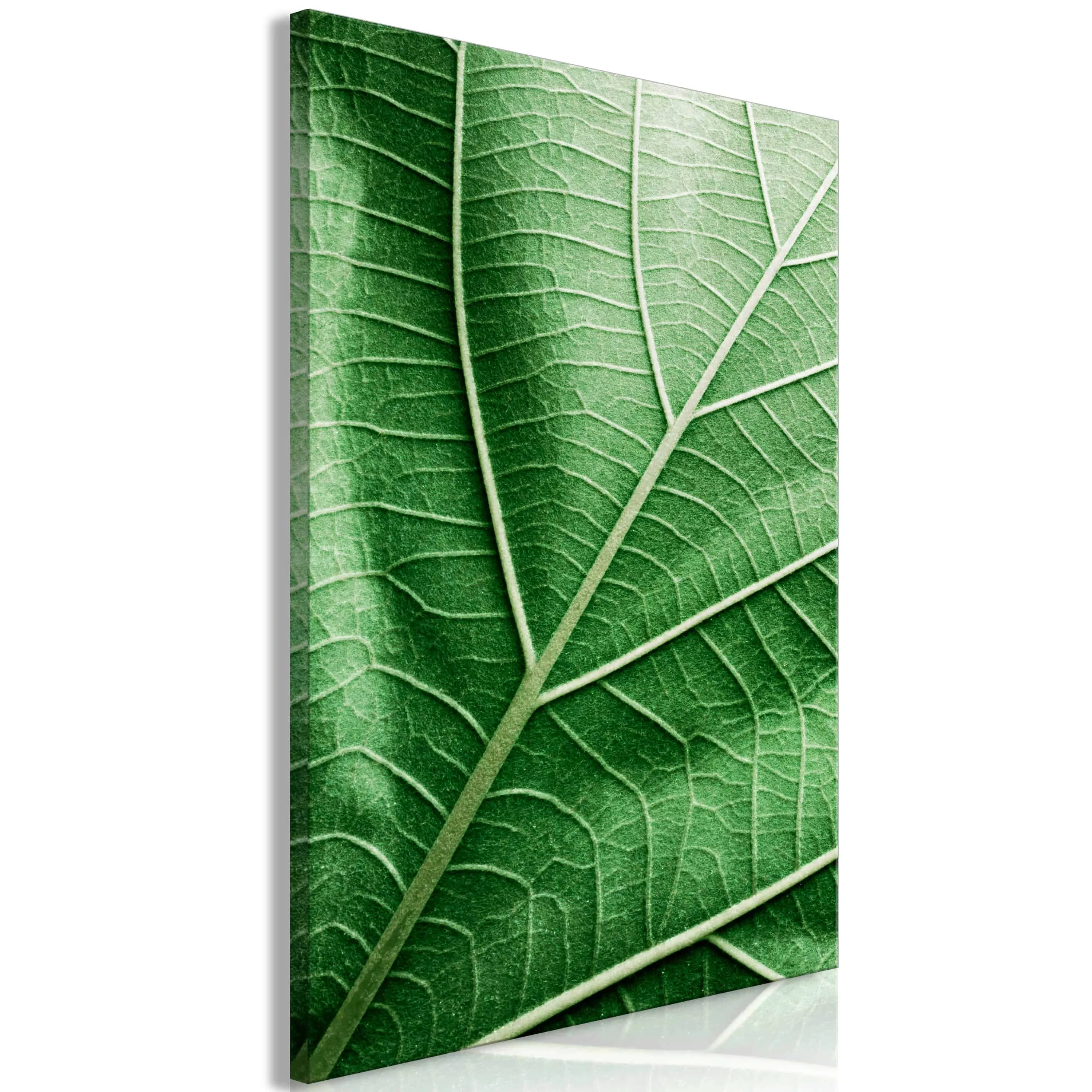 Wandbild - Malachite Leaf (1 Part) Vertical günstig online kaufen