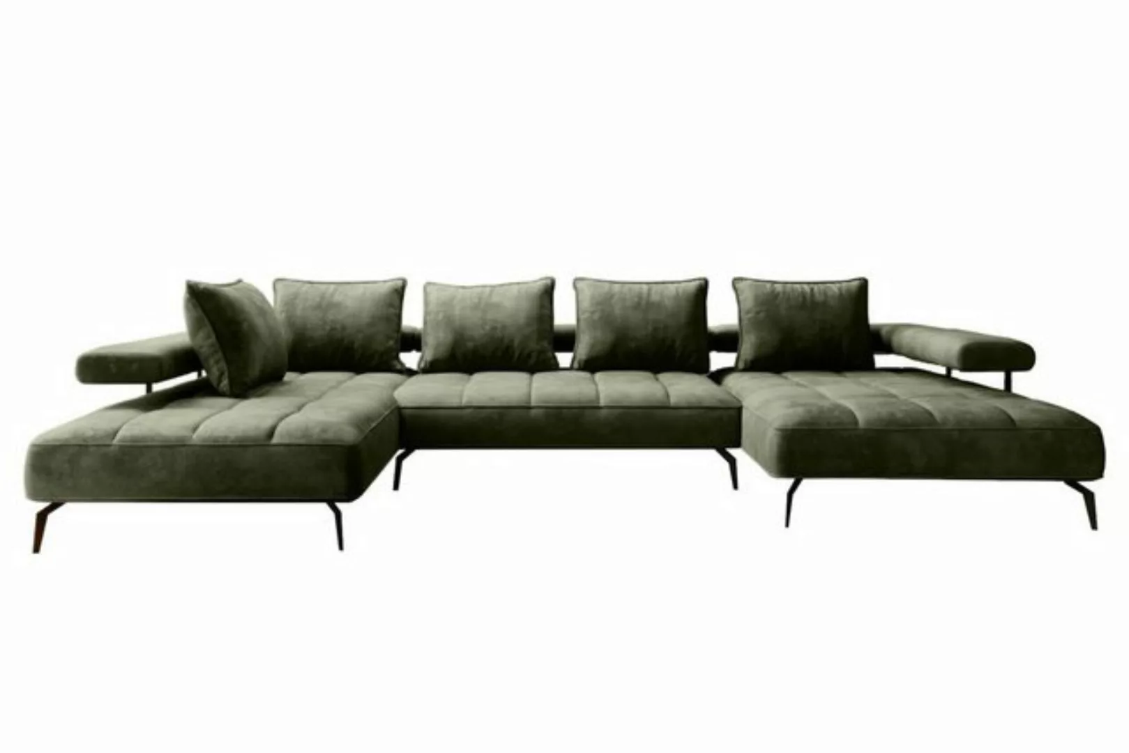 Friderik-EU Ecksofa Ecksofa MONTELLA XL Elektrisch mit Schlaffunktion 372 c günstig online kaufen