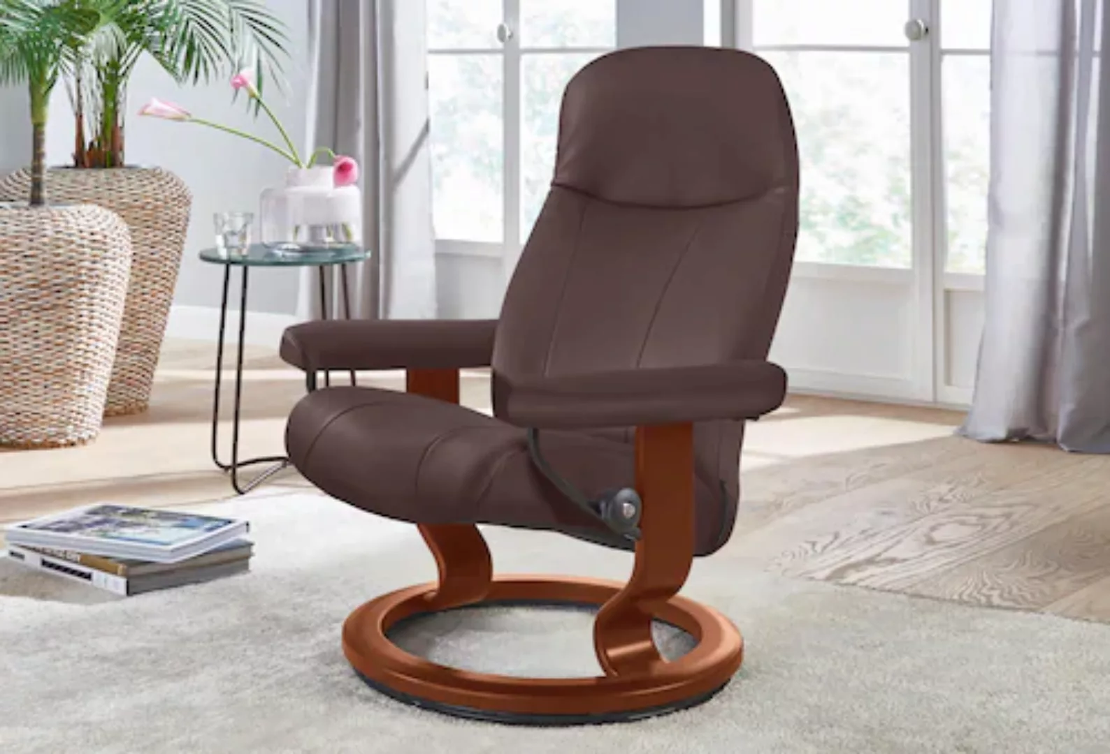 Stressless® Relaxsessel »Garda«, mit Classic Base, Größe L, Gestell Braun günstig online kaufen