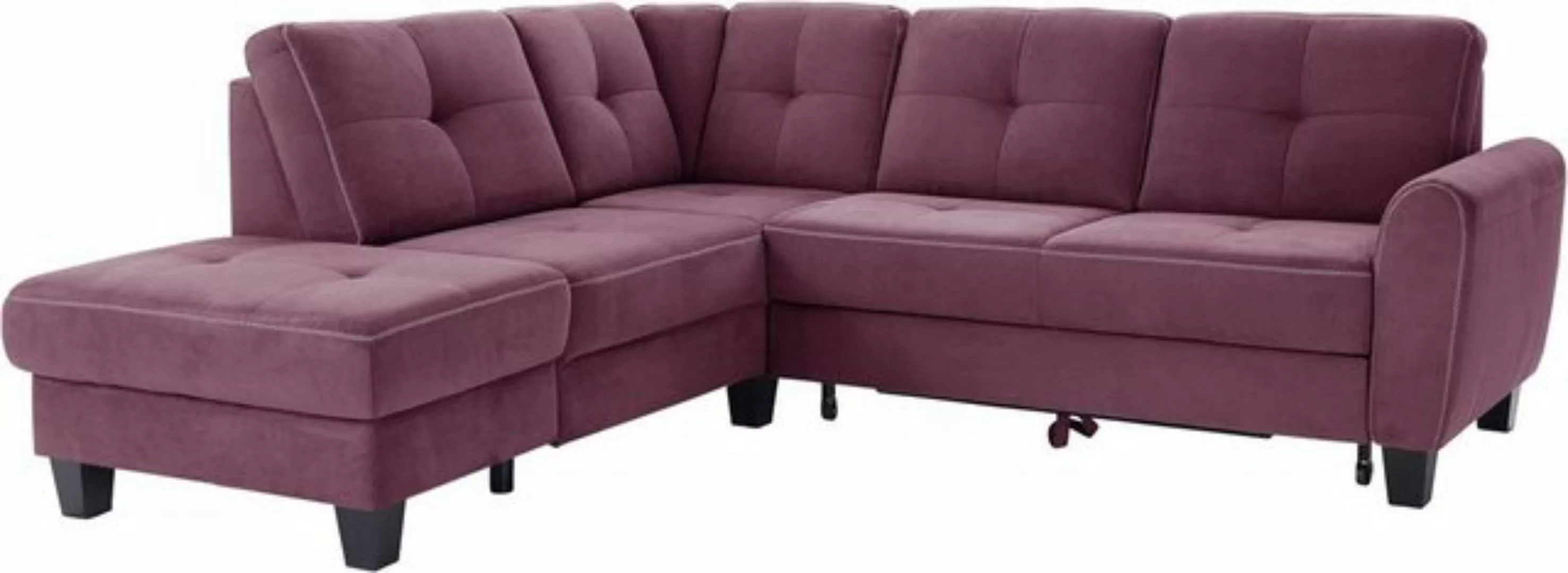 sit&more Ecksofa Varese L-Form, mit Federkern, wahlweise mit Bettfunktion u günstig online kaufen