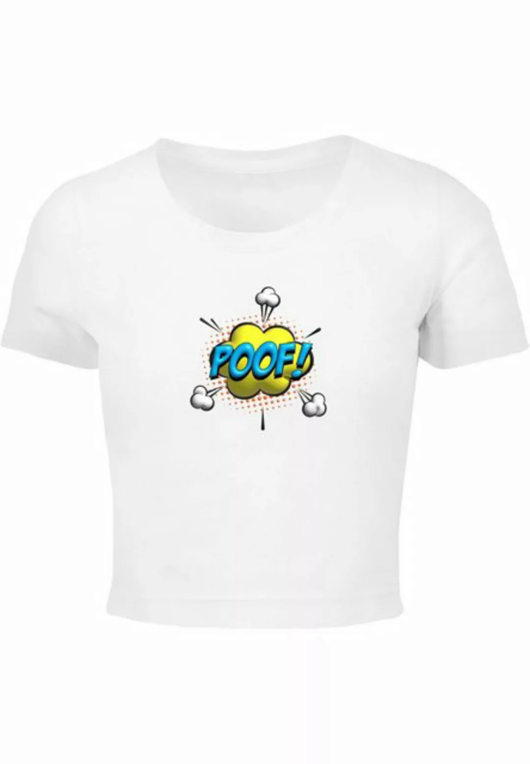 Merchcode T-Shirt Merchcode Damen Ladies POOF Comic Cropped Tee (1-tlg) günstig online kaufen