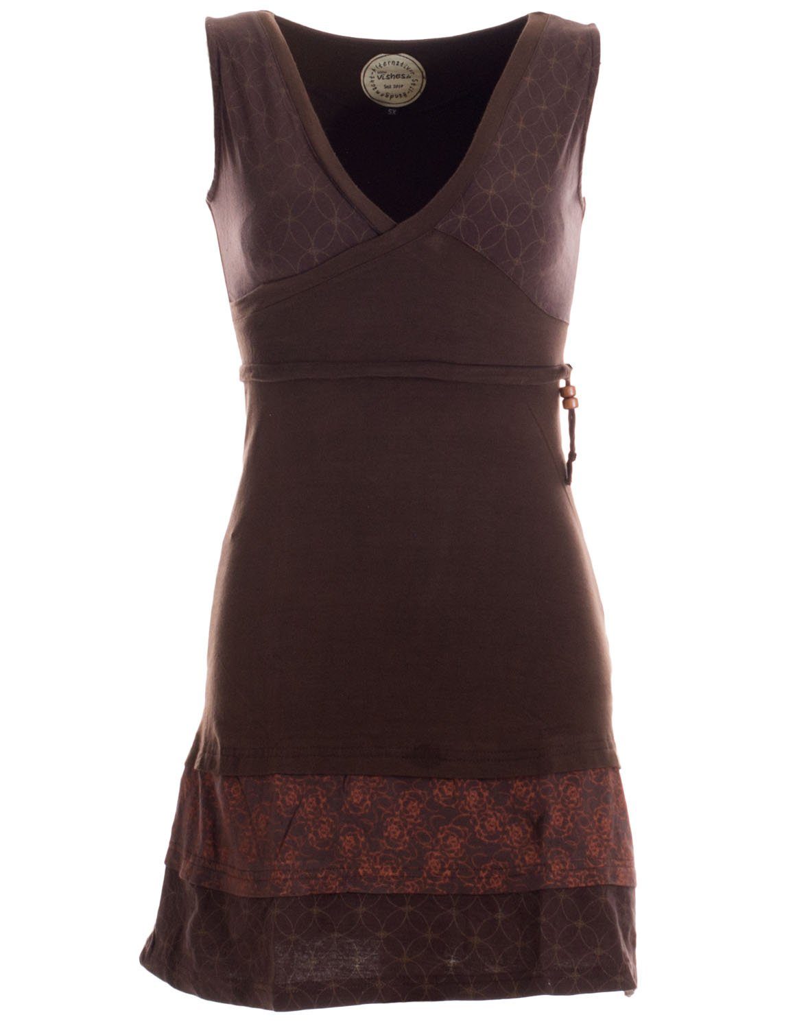 Vishes Sommerkleid Kurzes ärmelloses mini Sommerkleid günstig online kaufen