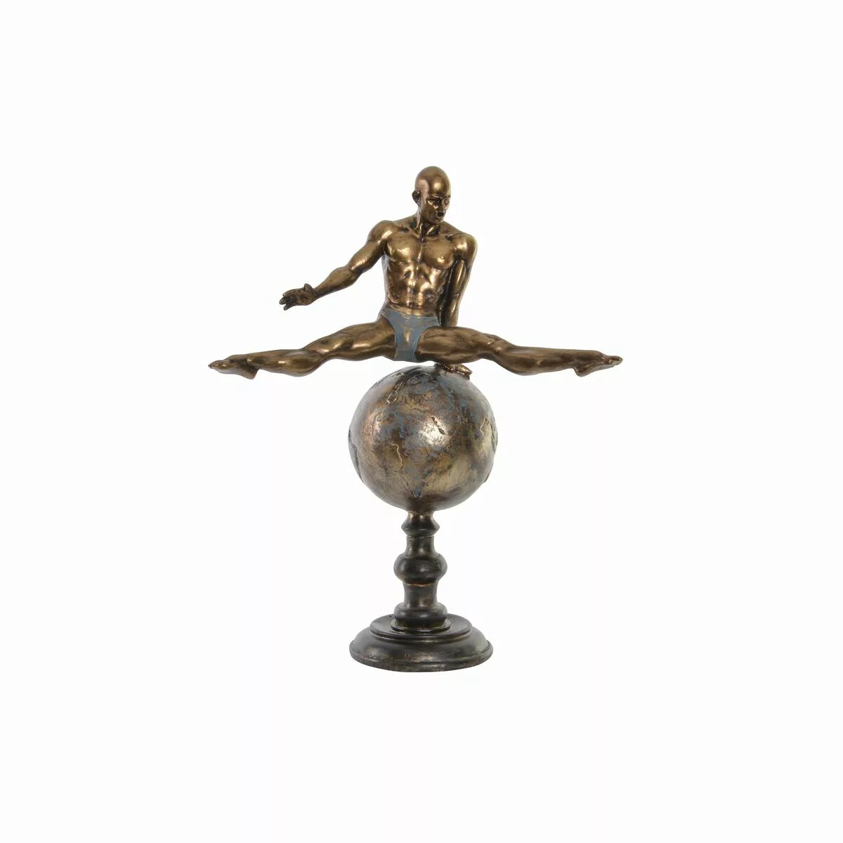 Deko-figur Dkd Home Decor Golden Harz Turner Moderne (36 X 19 X 46 Cm) günstig online kaufen