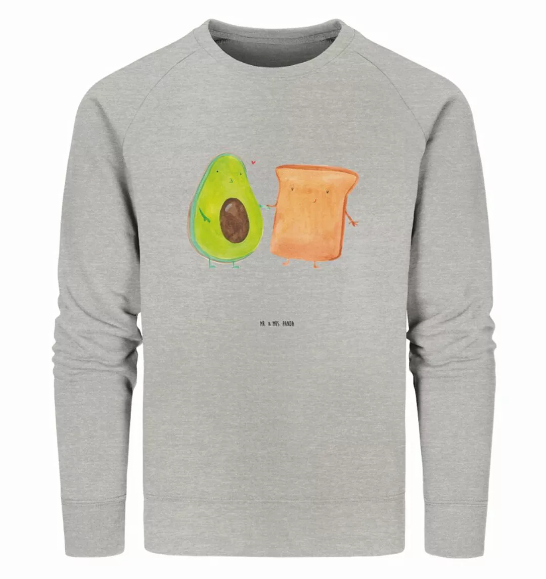 Mr. & Mrs. Panda Longpullover Größe XL Avocado Toast - Heather Grey - Gesch günstig online kaufen