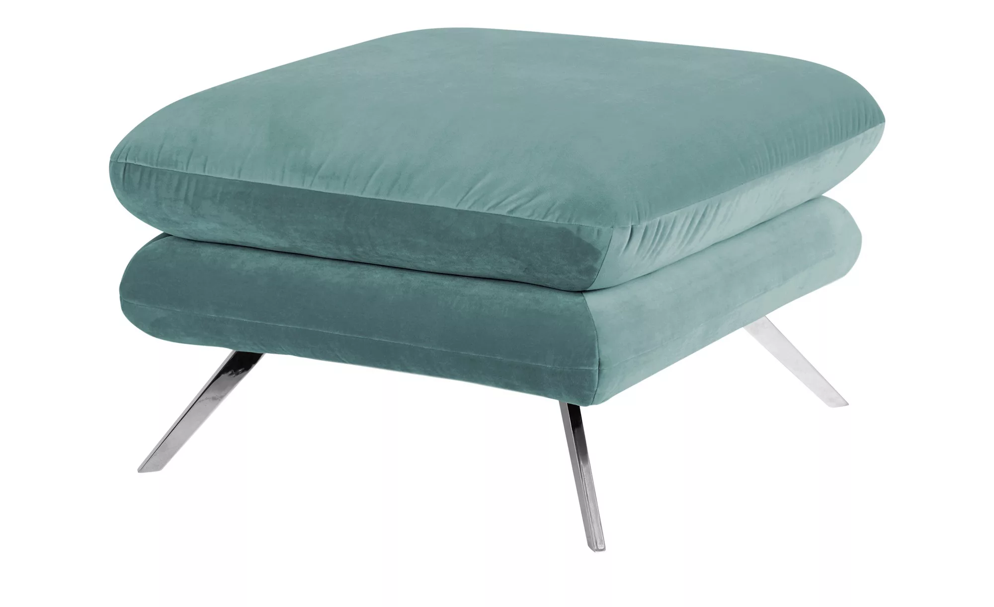 pop Hocker  Caldara ¦ grün ¦ Maße (cm): B: 70 H: 45 T: 70 Polstermöbel > Ho günstig online kaufen