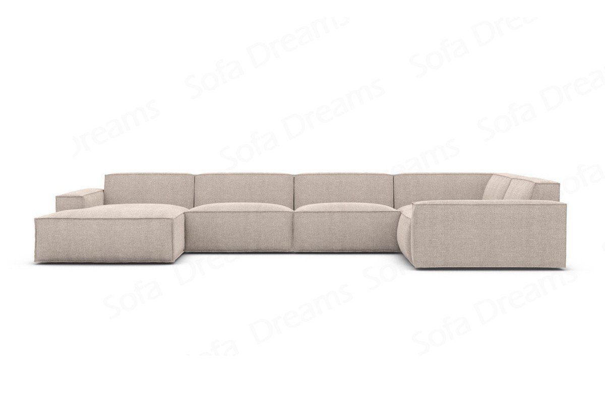 Sofa Dreams Wohnlandschaft Sofa Strukturstoff Polstersofa günstig online kaufen