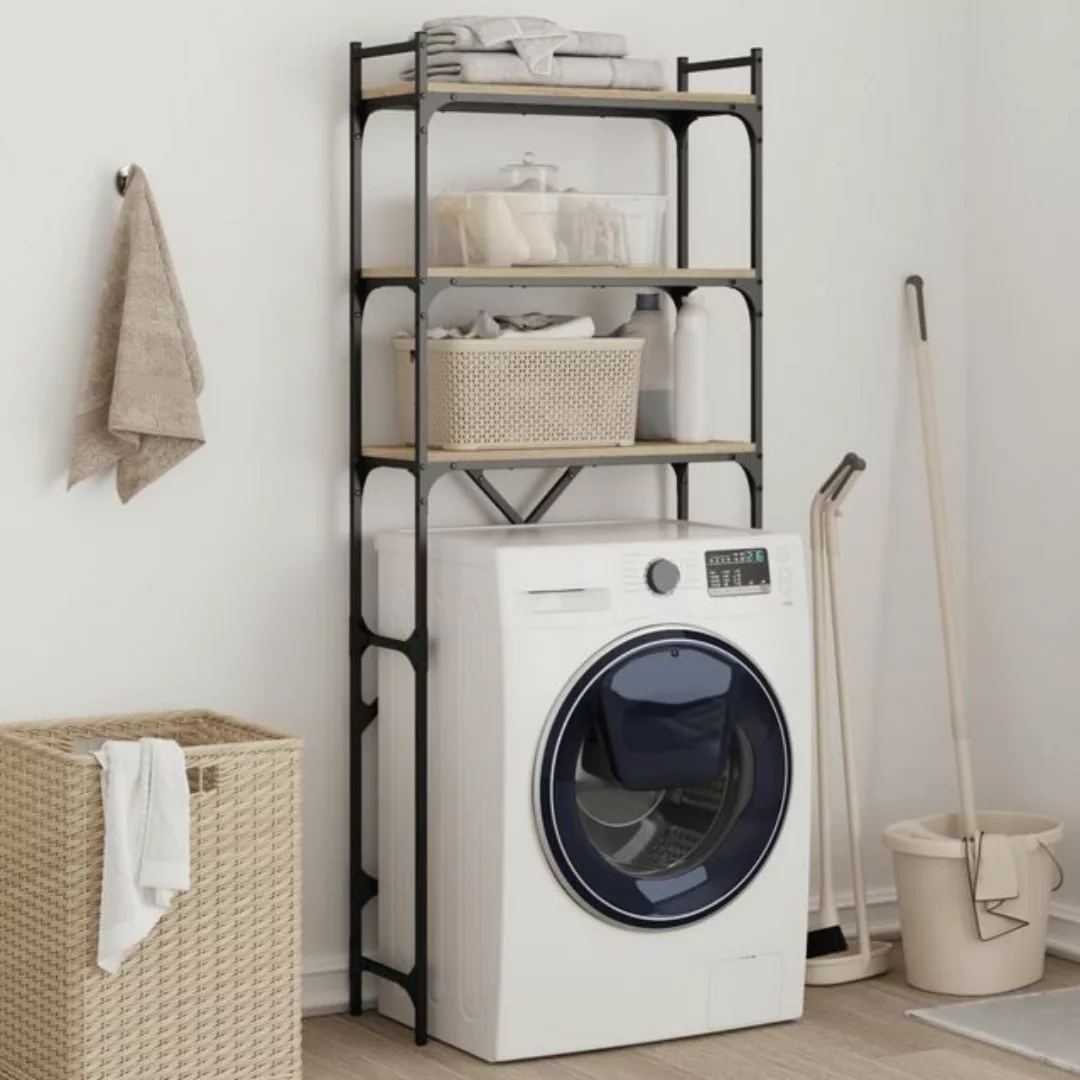 vidaXL Waschmaschinenumbauschrank Waschmaschinenregal Sonoma-Eiche 67x25x16 günstig online kaufen