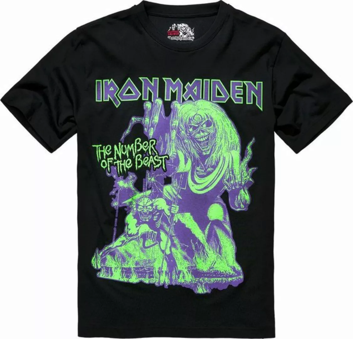 Brandit T-Shirt Brandit Herren Iron Maiden NOTB (glow in the dark pigment) günstig online kaufen