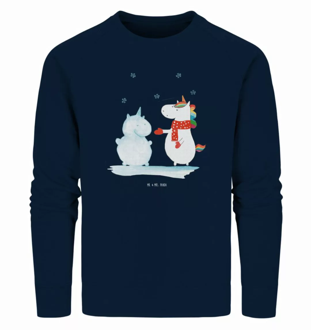 Mr. & Mrs. Panda Longpullover Größe L Einhorn Schneemann - French Navy - Ge günstig online kaufen