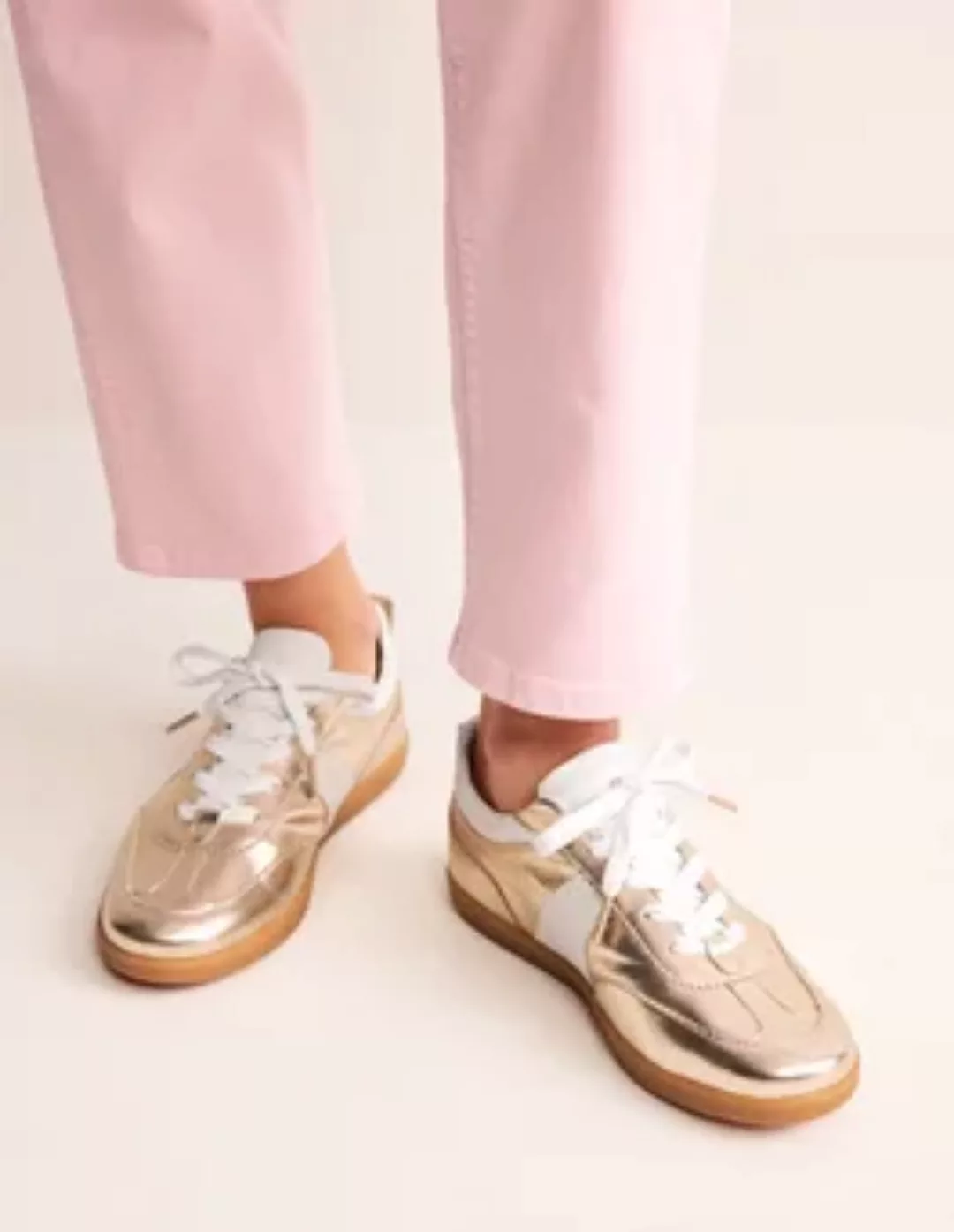 Erin Tennis-Sneaker im Retro-Stil Damen Boden, Gold Mix günstig online kaufen