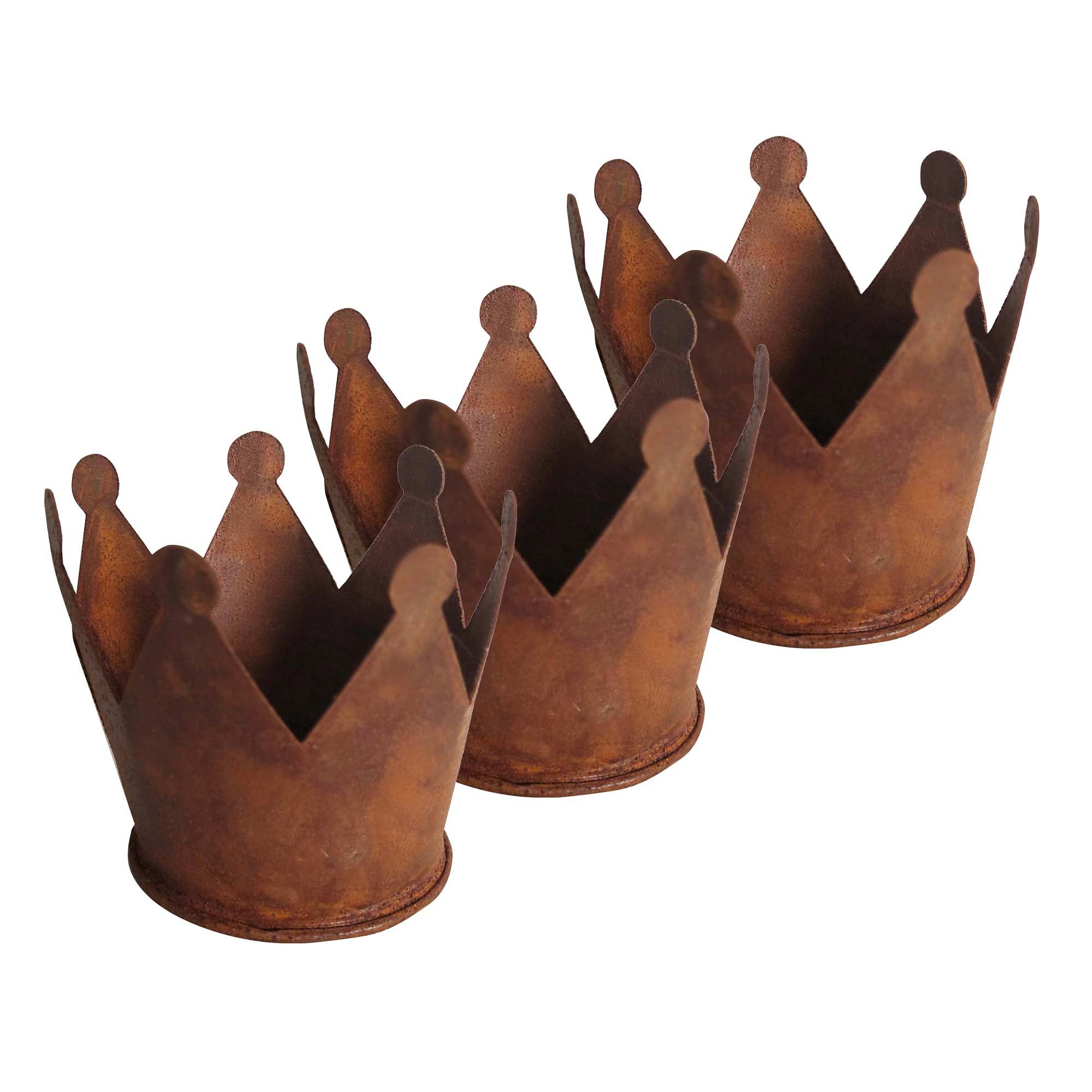 UNUS GARDEN Dekofigur Krone Zink Rost günstig online kaufen