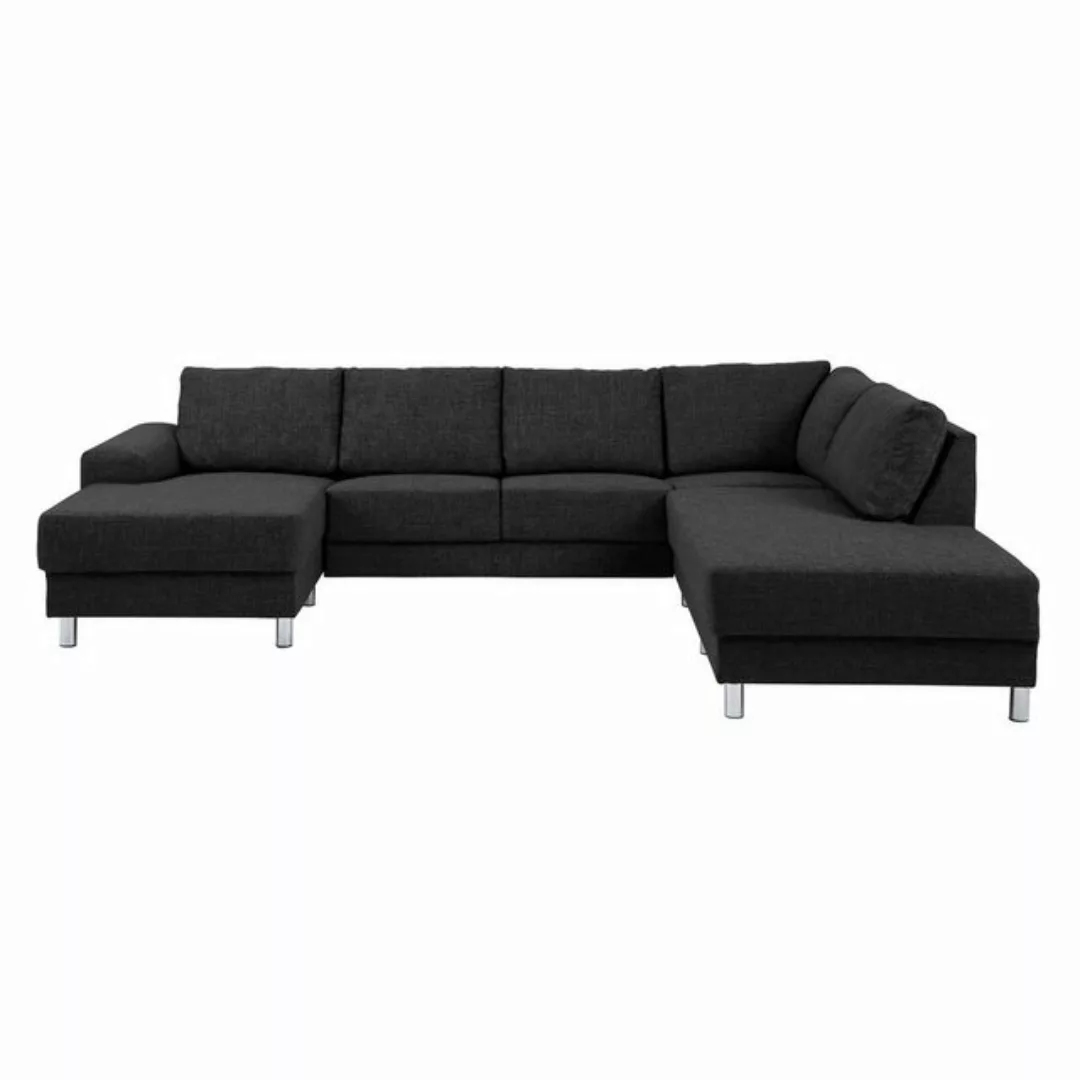 ebuy24 Sofa Calverton Ecksofa mit rechts gewendeten Ottomane i günstig online kaufen