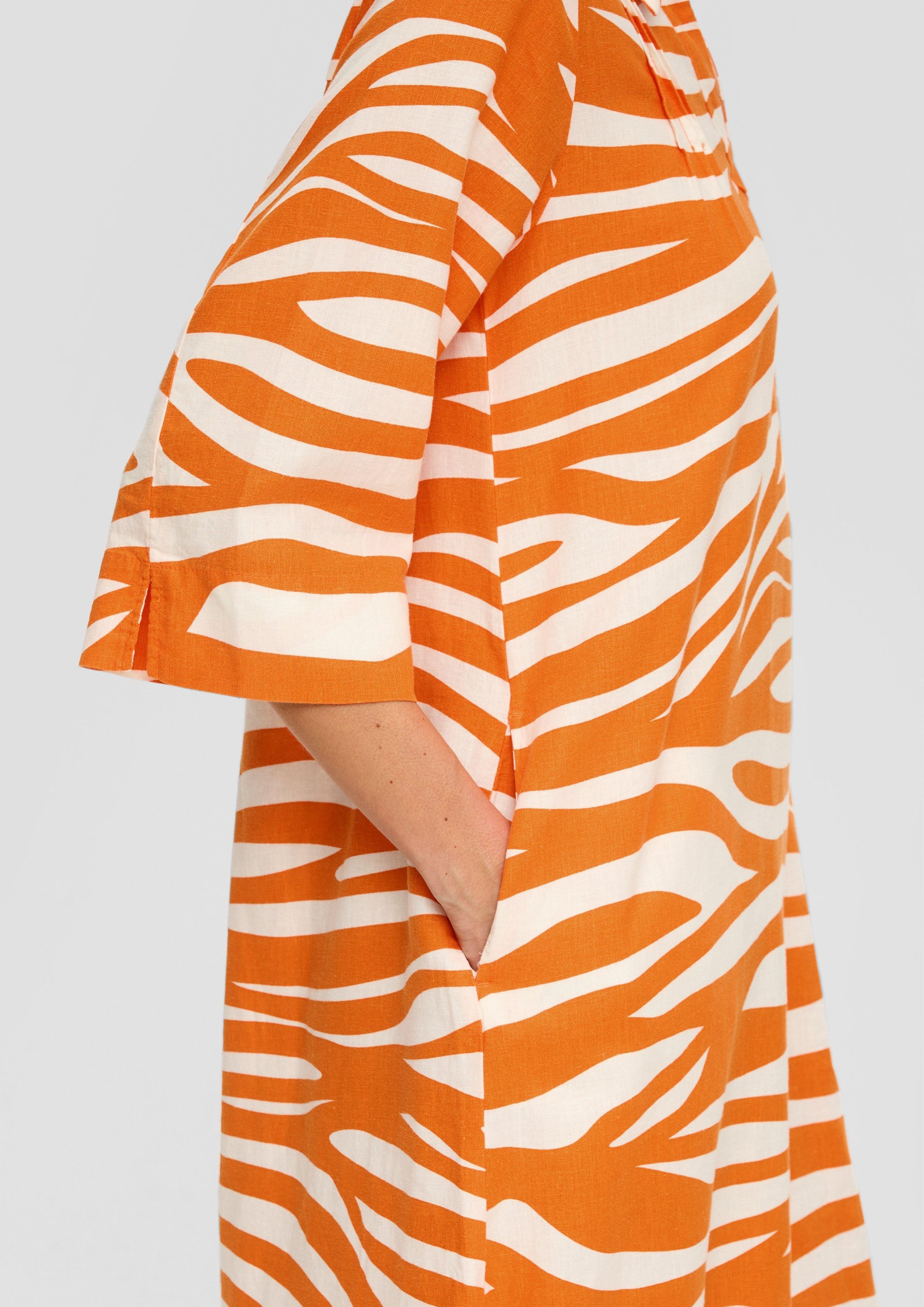 s.Oliver Minikleid Kurzes Leinenkleid günstig online kaufen