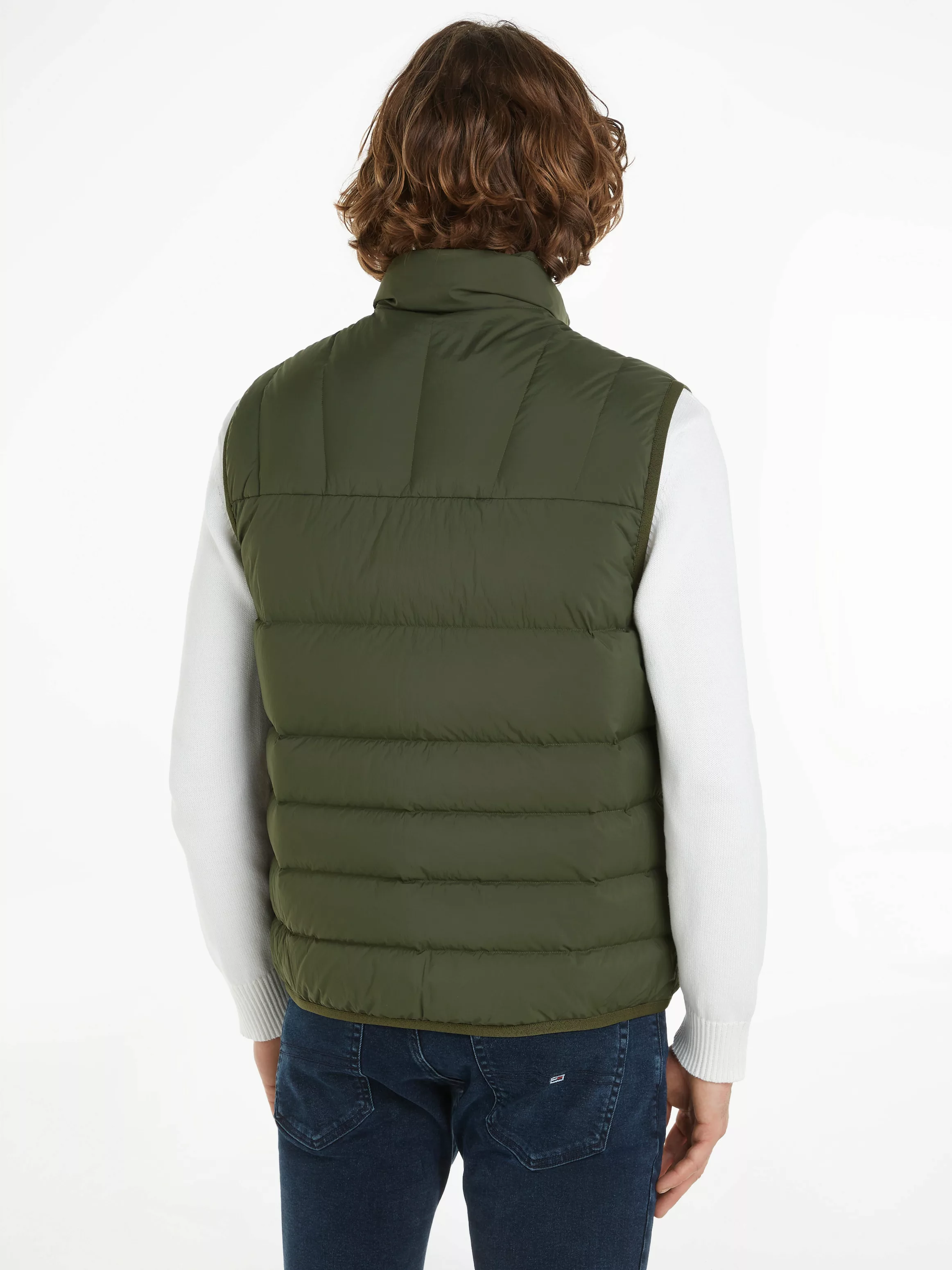 Tommy Jeans Steppweste TJM LIGHT DOWN VEST mit Logostickerei günstig online kaufen