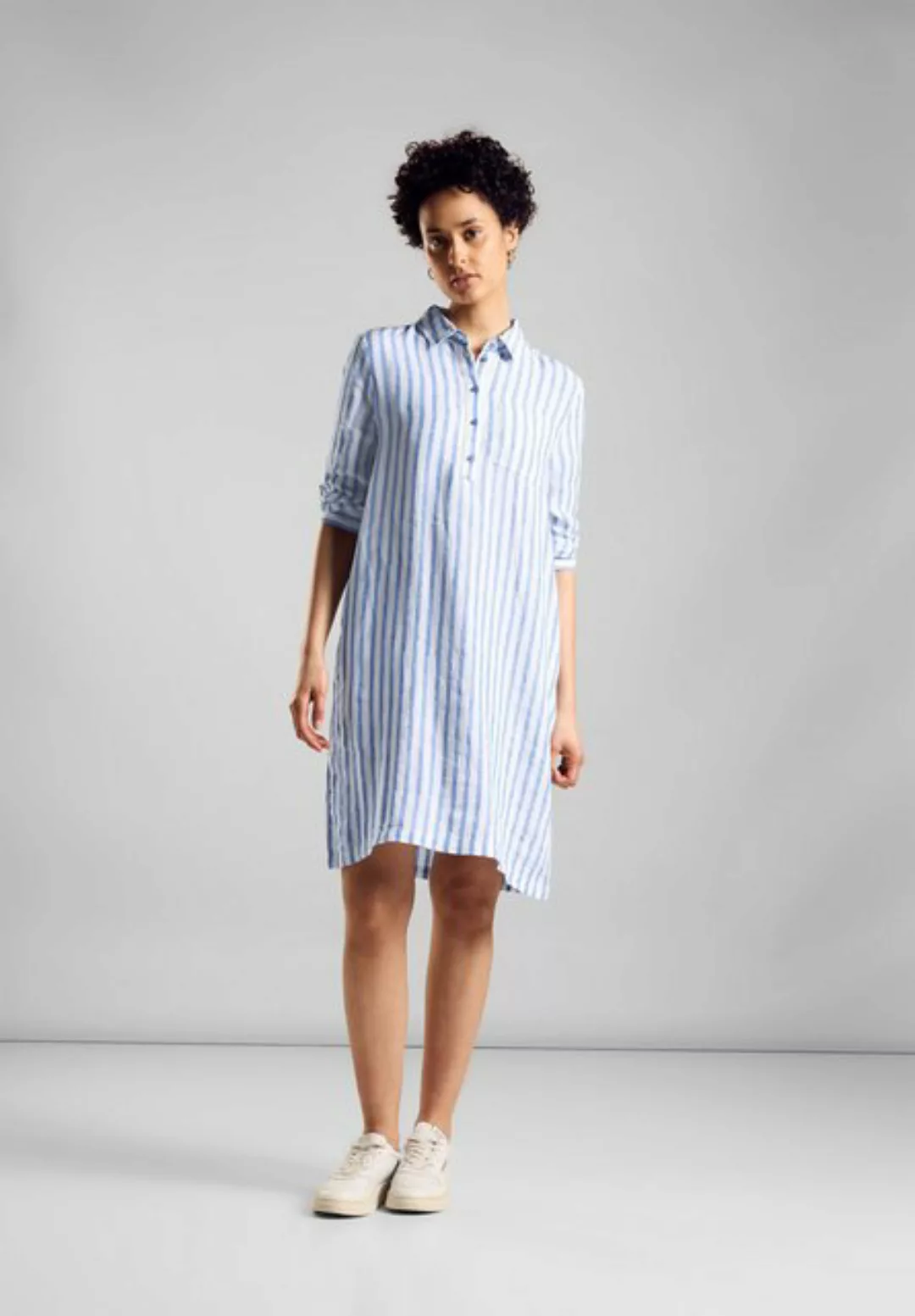 STREET ONE Blusenkleid aus Leinen günstig online kaufen