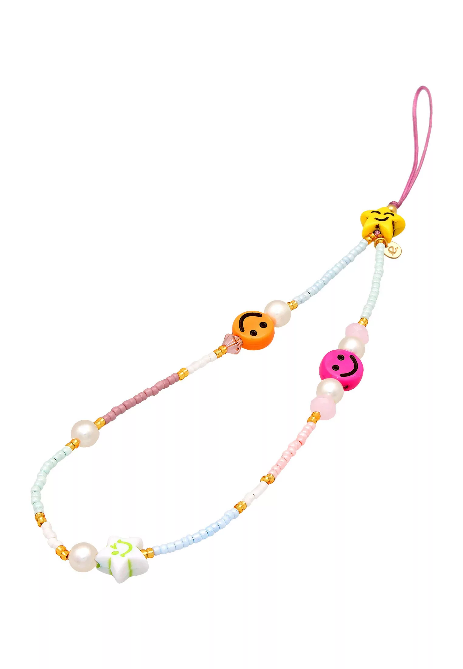 Elli Armband "Schmuckzubehör Beads Phone Kette Smiling 925 Silber" günstig online kaufen