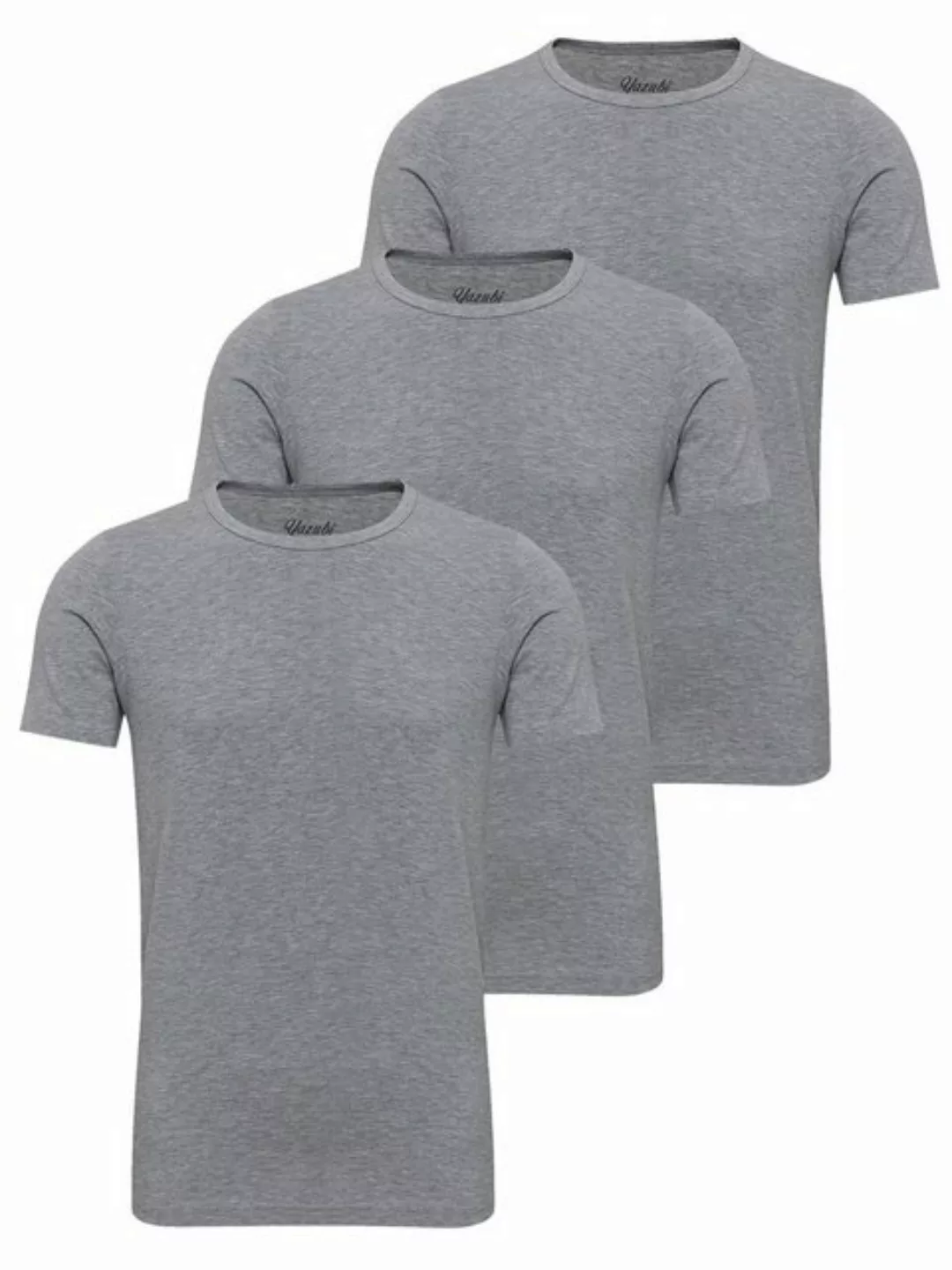 Yazubi T-Shirt 3-Pack Mythic Basic T-Shirt Crew Neck (Set) modernes Rundhal günstig online kaufen