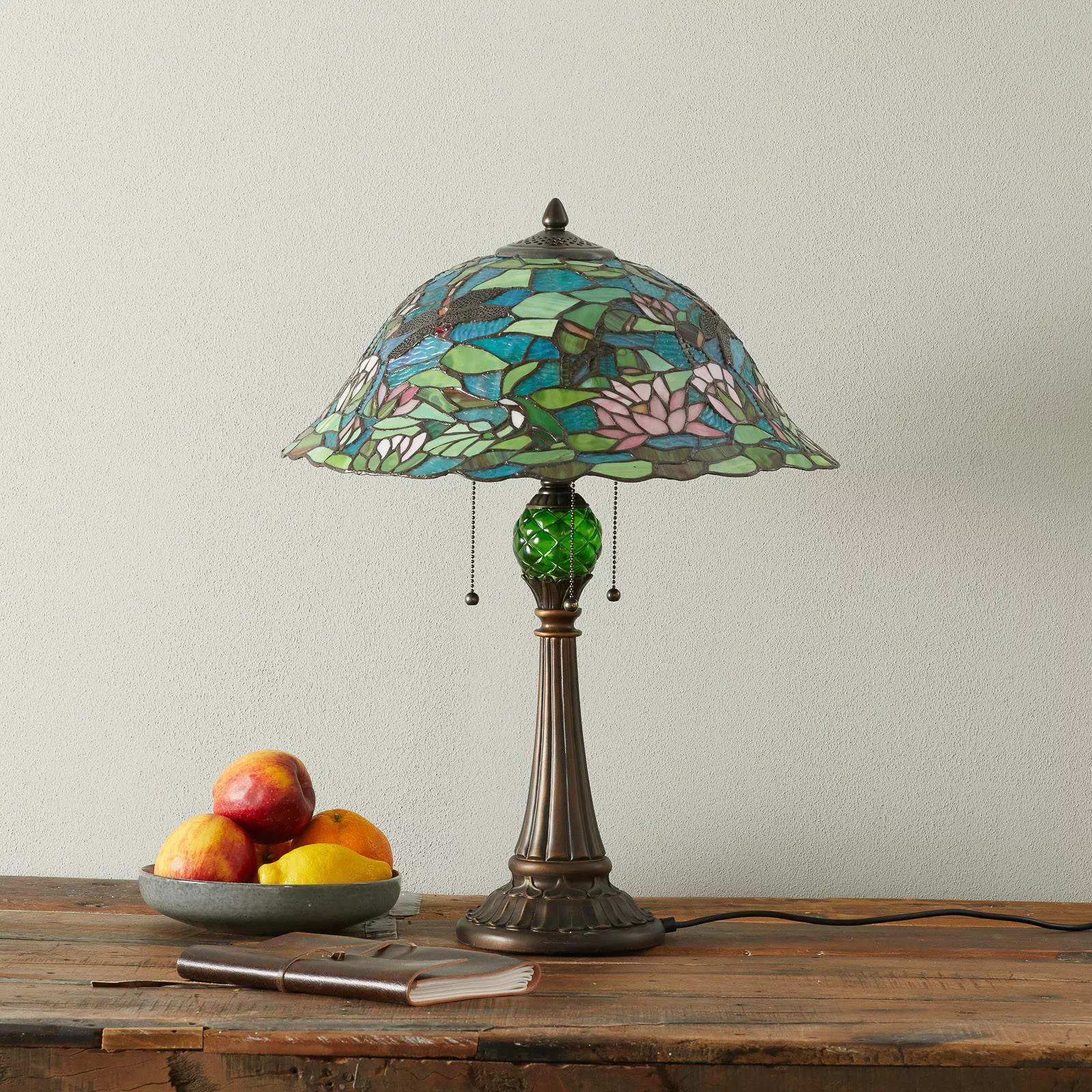 Tischleuchte Waterlily im Tiffany-Stil günstig online kaufen
