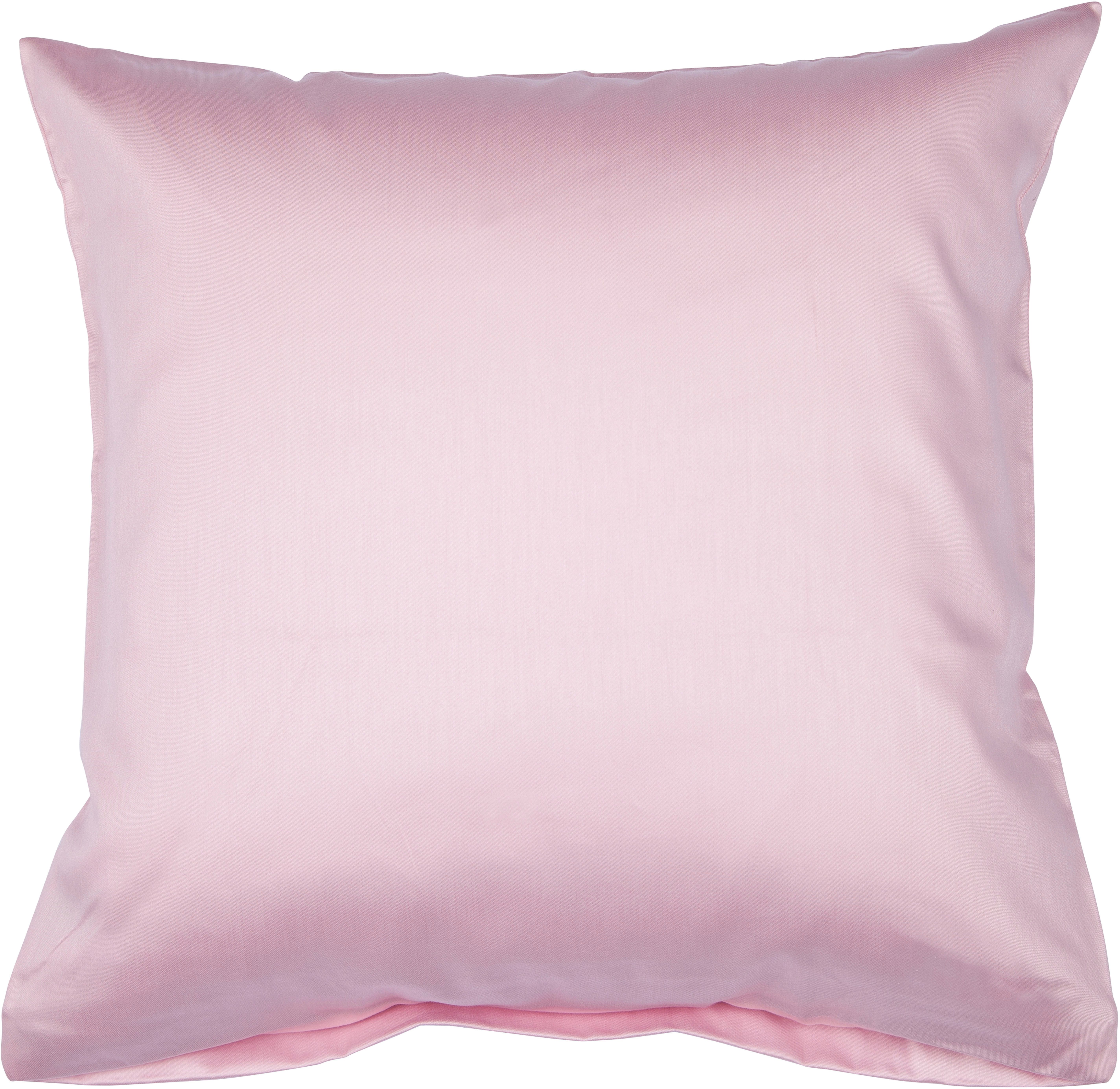 Janine Kissenbezug »Colors Mako Satin«, (1 St.), mit Reißverschluss, uni Ki günstig online kaufen