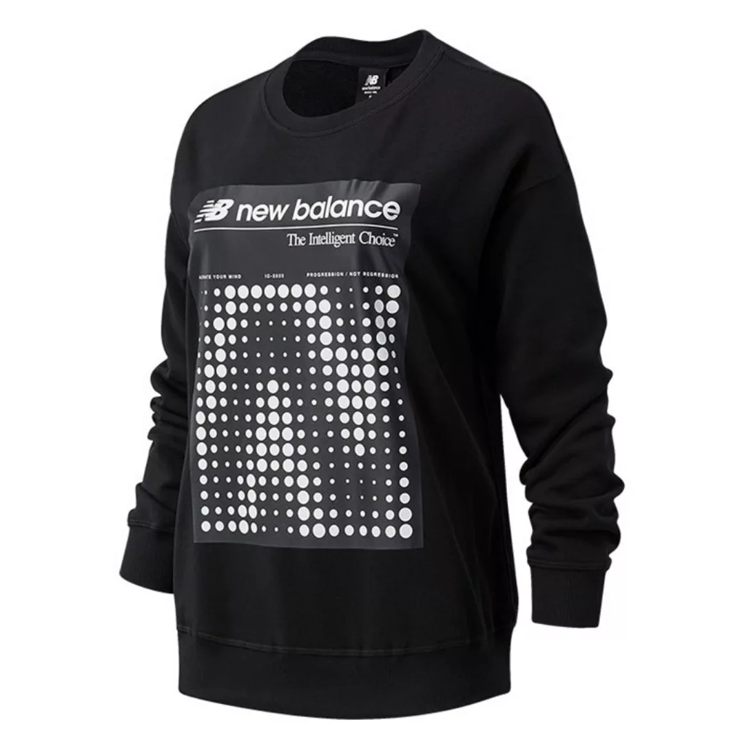 New Balance Optiks Crew Sweatshirt M Black günstig online kaufen