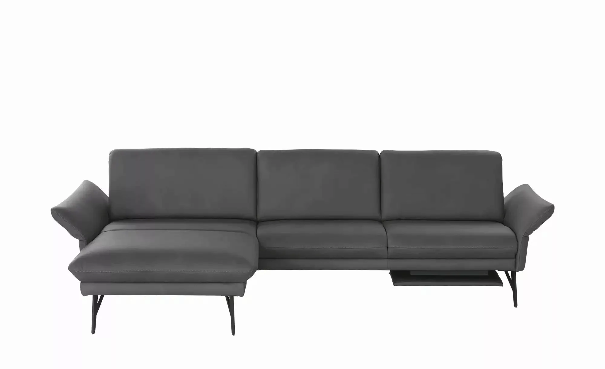 himolla Ecksofa Echtleder 1928 ¦ schwarz ¦ Maße (cm): B: 296 H: 85 T: 175.0 günstig online kaufen