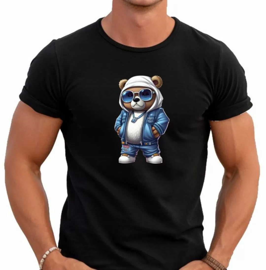 Banco Print-Shirt Exklusives Bärenshirt in Größen S -5XL Sommershirt Sommer günstig online kaufen