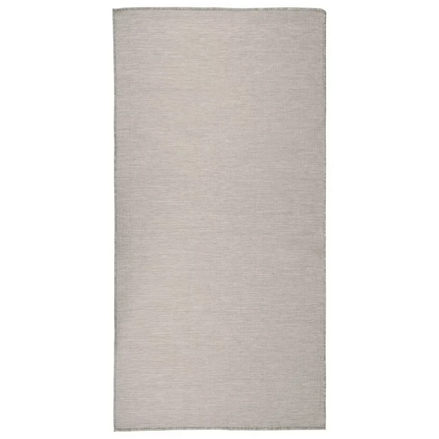 vidaXL Outdoorteppich Flachgewebe 100x200 Cm Taupe 1123950 günstig online kaufen