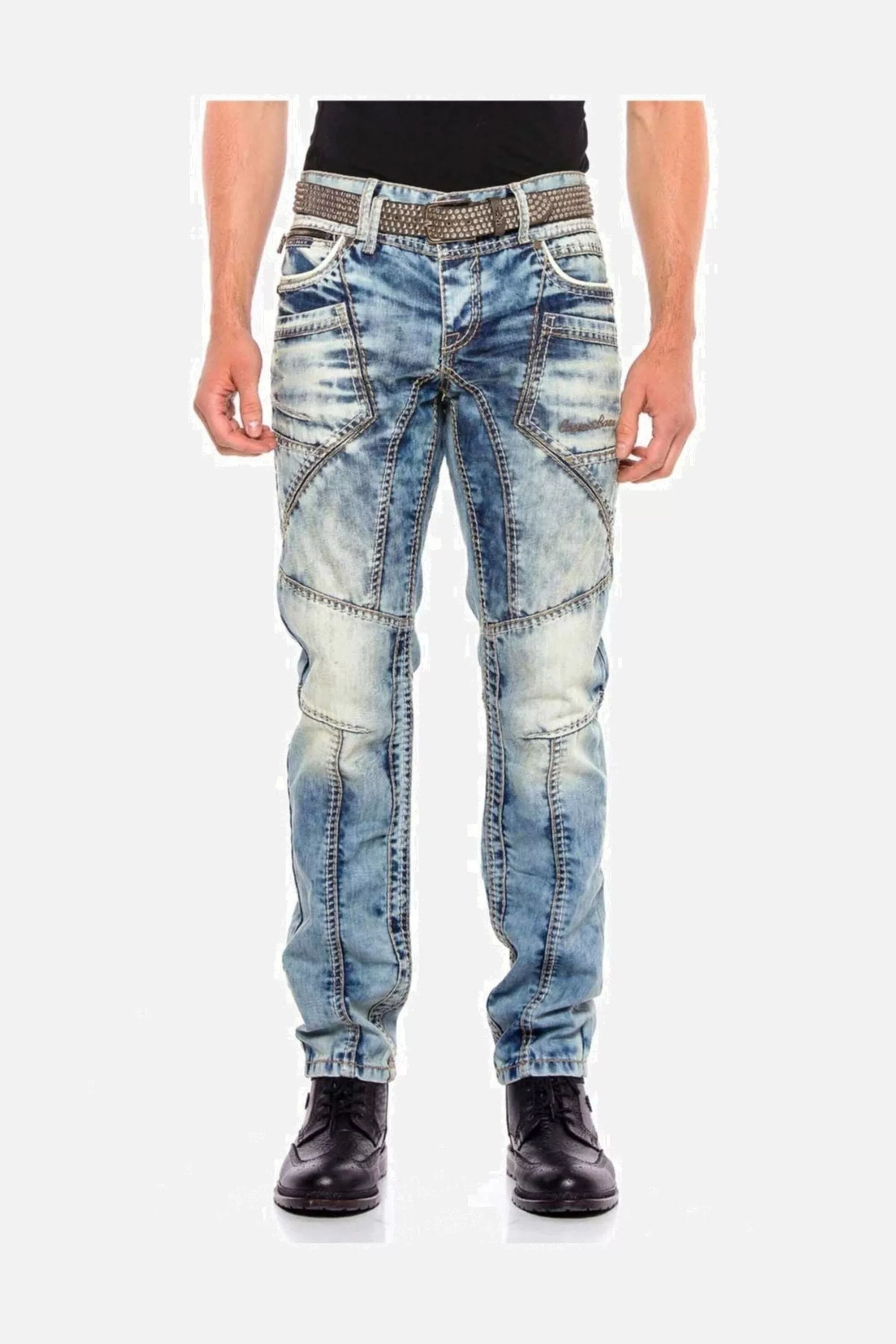 Cipo & Baxx 5-Pocket-Jeans "Jeans", mit modernen Ziernähten, CD535 günstig online kaufen