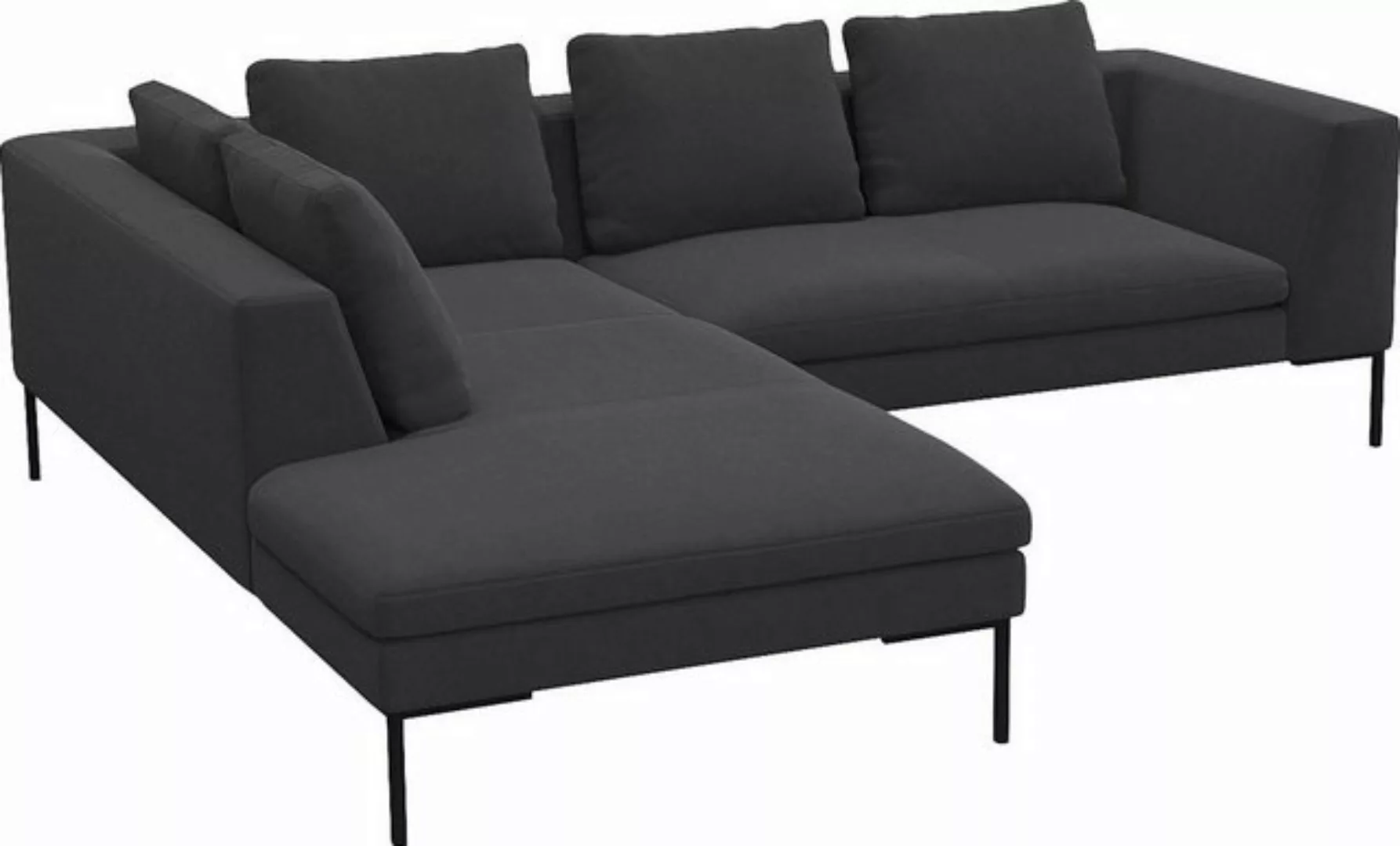 FLEXLUX Ecksofa »Loano, superbequemer Sitzkomfort durch Kaltschaum im Sitz, günstig online kaufen