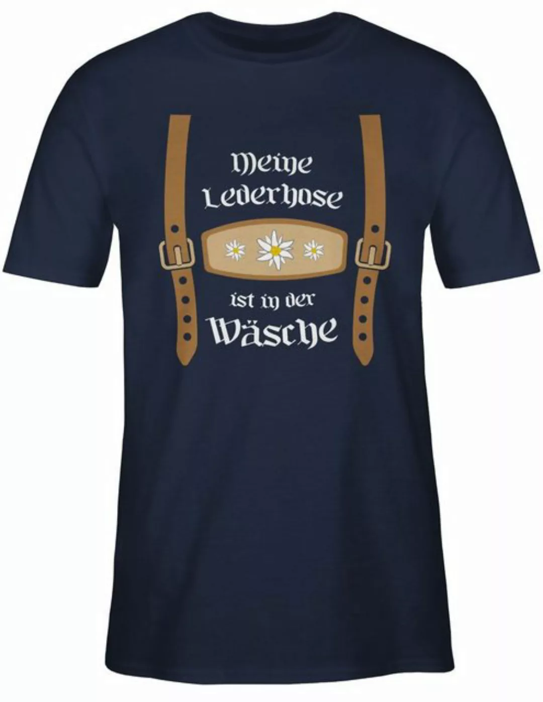 Shirtracer T-Shirt Meine Lederhose ist in der Wäsche Mode für Oktoberfest H günstig online kaufen