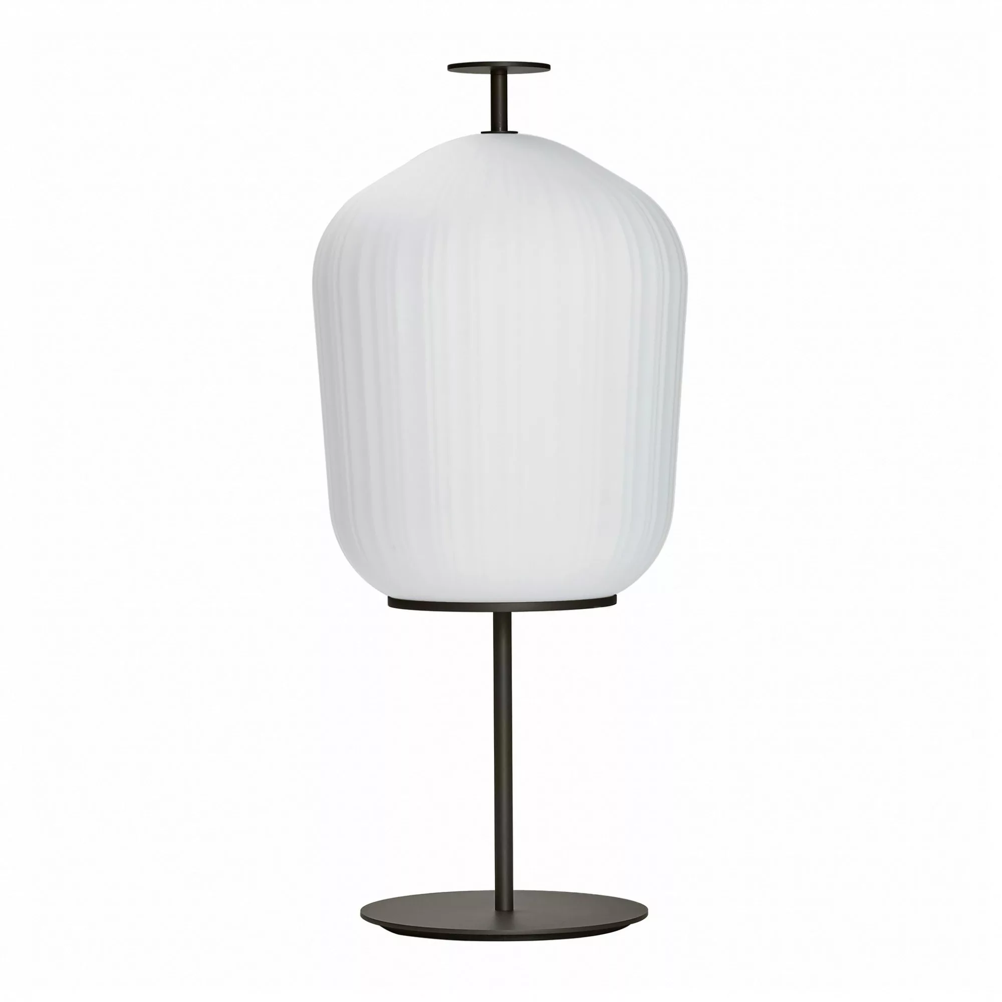 ClassiCon - Plissée LED Stehleuchte - weiß/bronze/satiniert/plissiert/Schir günstig online kaufen