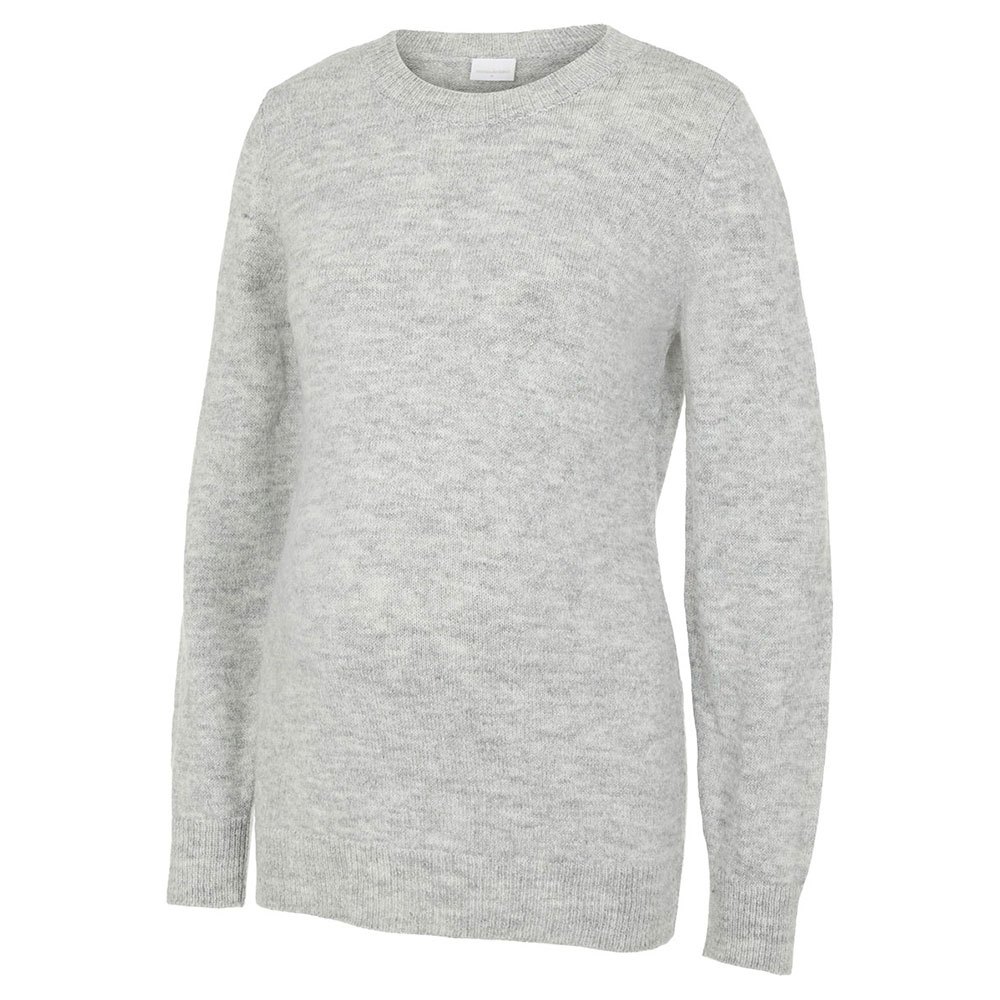 Mamalicious Anne Pullover Umstandsmode XS Light Grey Melange günstig online kaufen