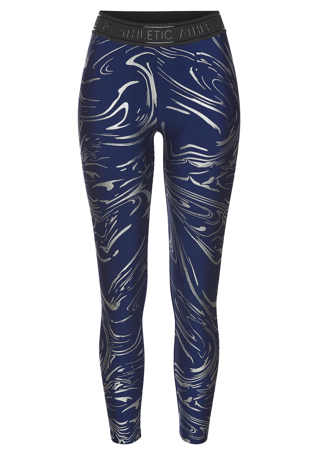 LASCANA ACTIVE Funktionsleggings -Sportleggings mit glänzendem Print und 3D günstig online kaufen