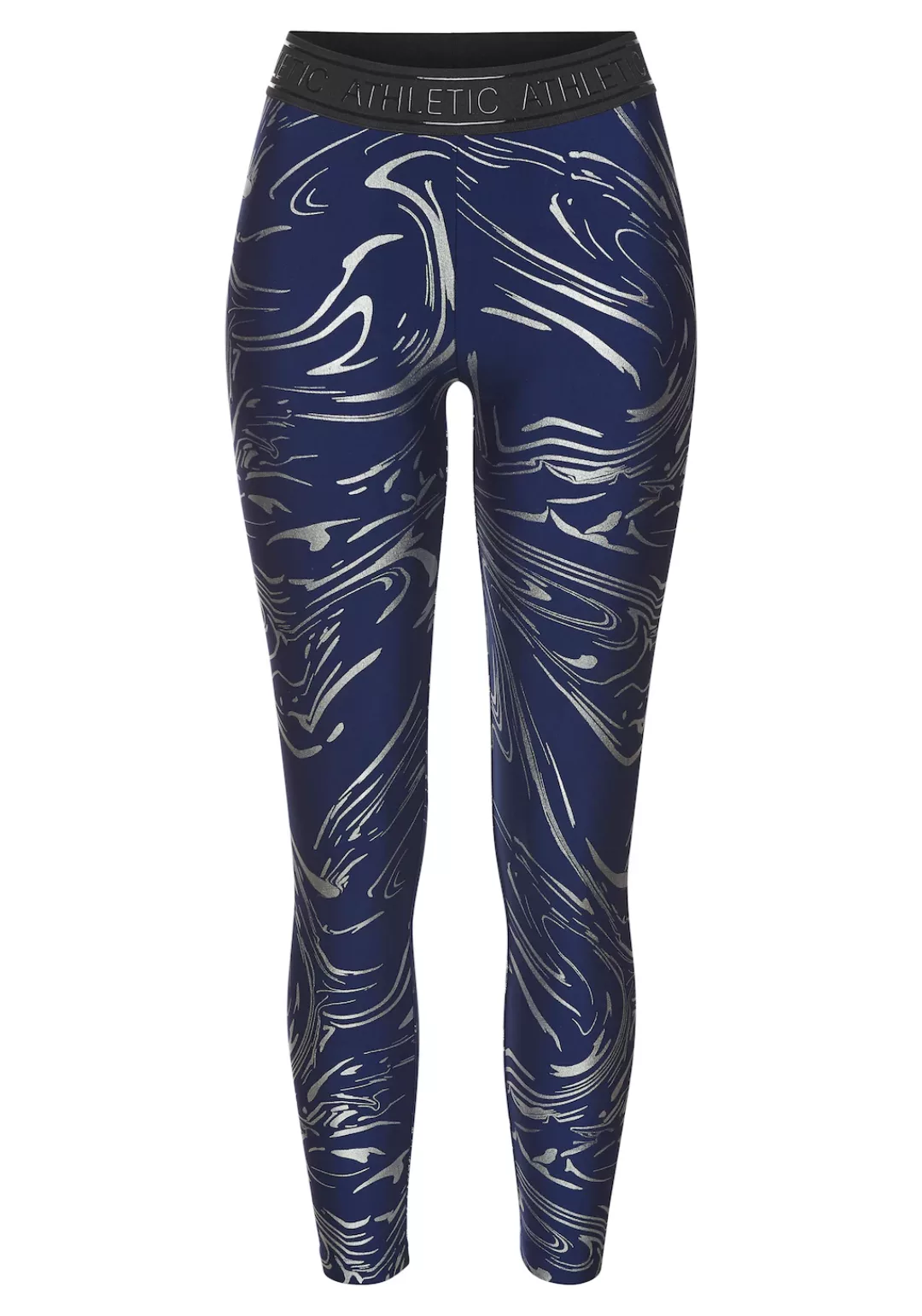 LASCANA ACTIVE Funktionsleggings, Sportleggings mit glänzendem Print und 3D günstig online kaufen