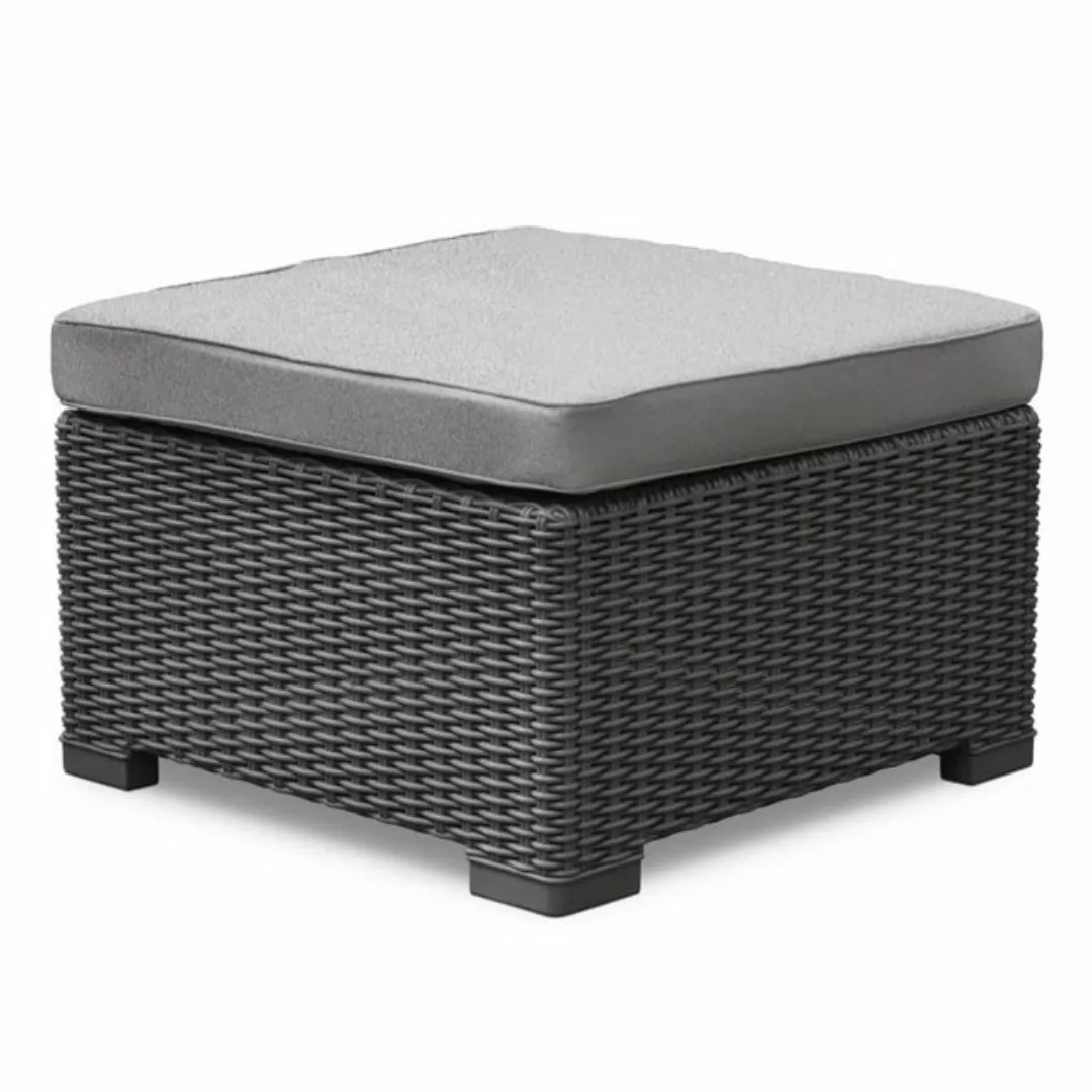 Keter Sofaelement Allibert Gartenhocker California Grau (1 St) günstig online kaufen