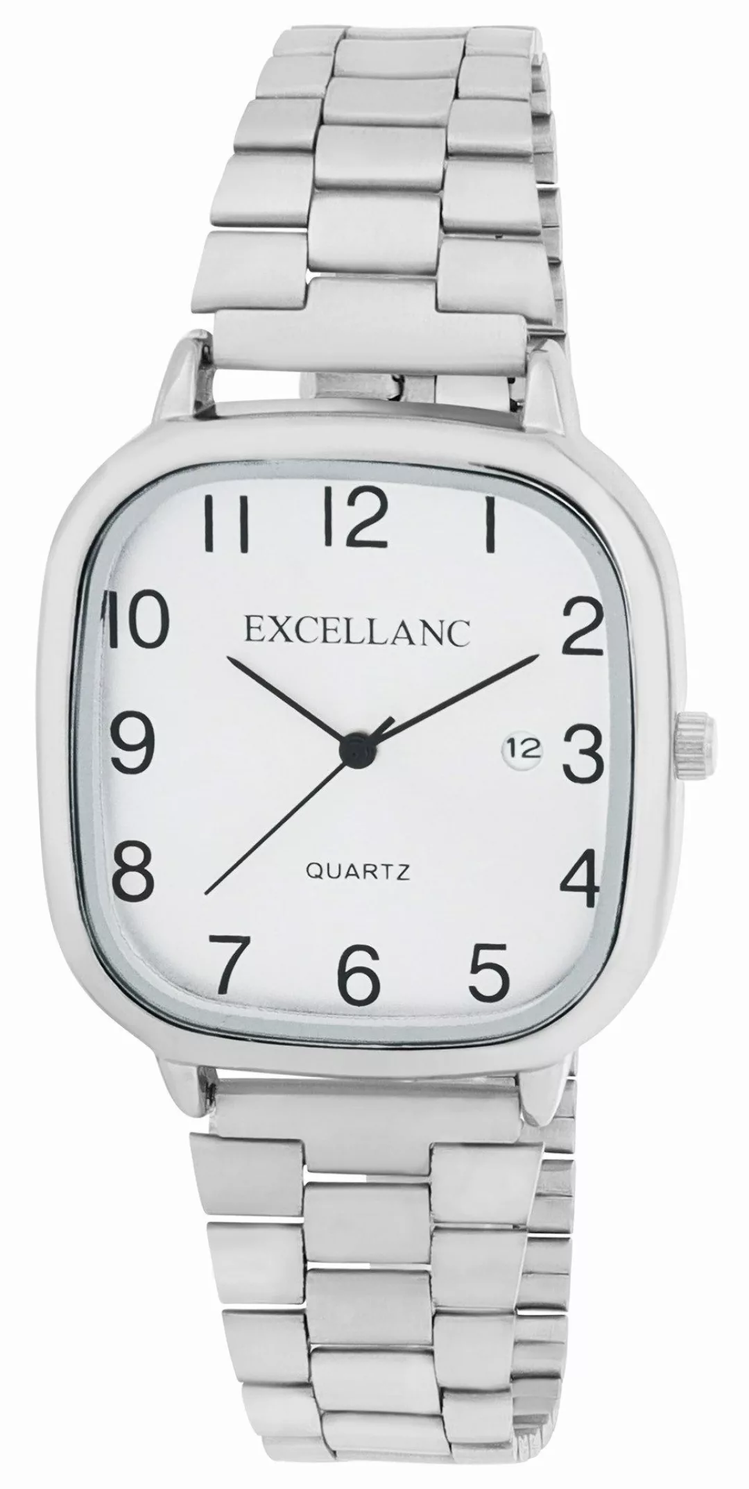 Excellanc Quarzuhr 1800261 Metallarmband, eckiges Gehäuse, günstig online kaufen
