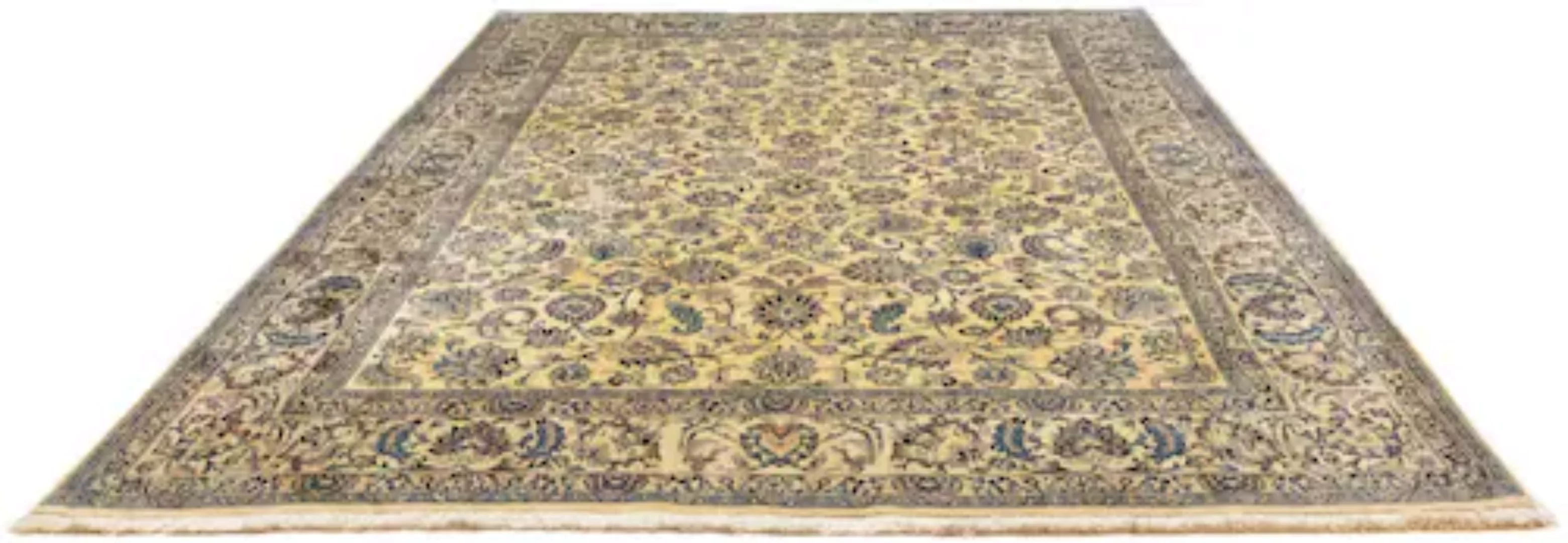 morgenland Wollteppich »Maschad Durchgemustert Beige 333 x 246 cm«, rechtec günstig online kaufen