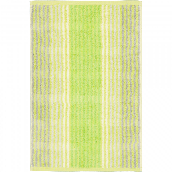 Cawö - Noblesse Cashmere Streifen 1056 - Farbe: kiwi - 45 - Gästetuch 30x50 günstig online kaufen