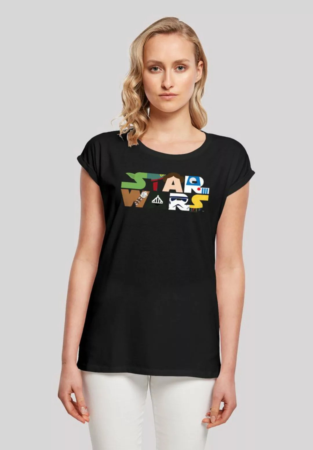 F4NT4STIC T-Shirt "Star Wars Character Logo", Print günstig online kaufen