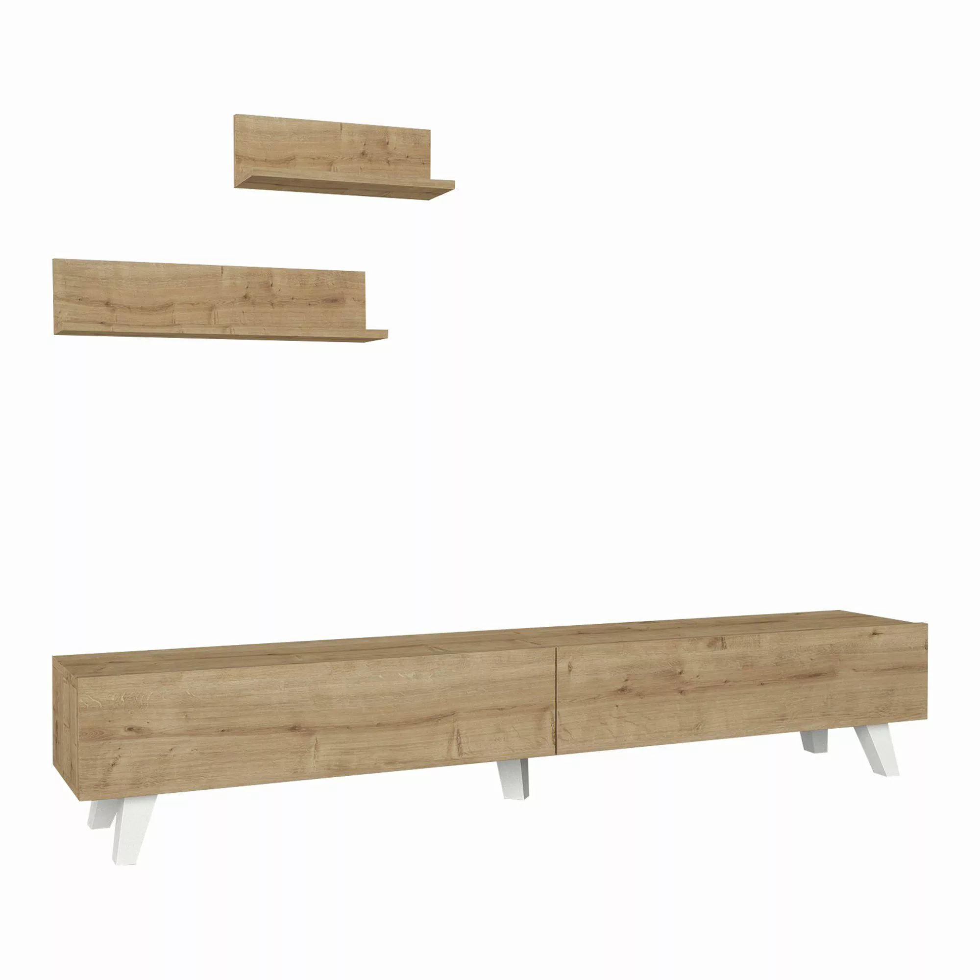 en.casa TV-Schrank »Saarijärvi« Fernsehtisch mit 2 günstig online kaufen